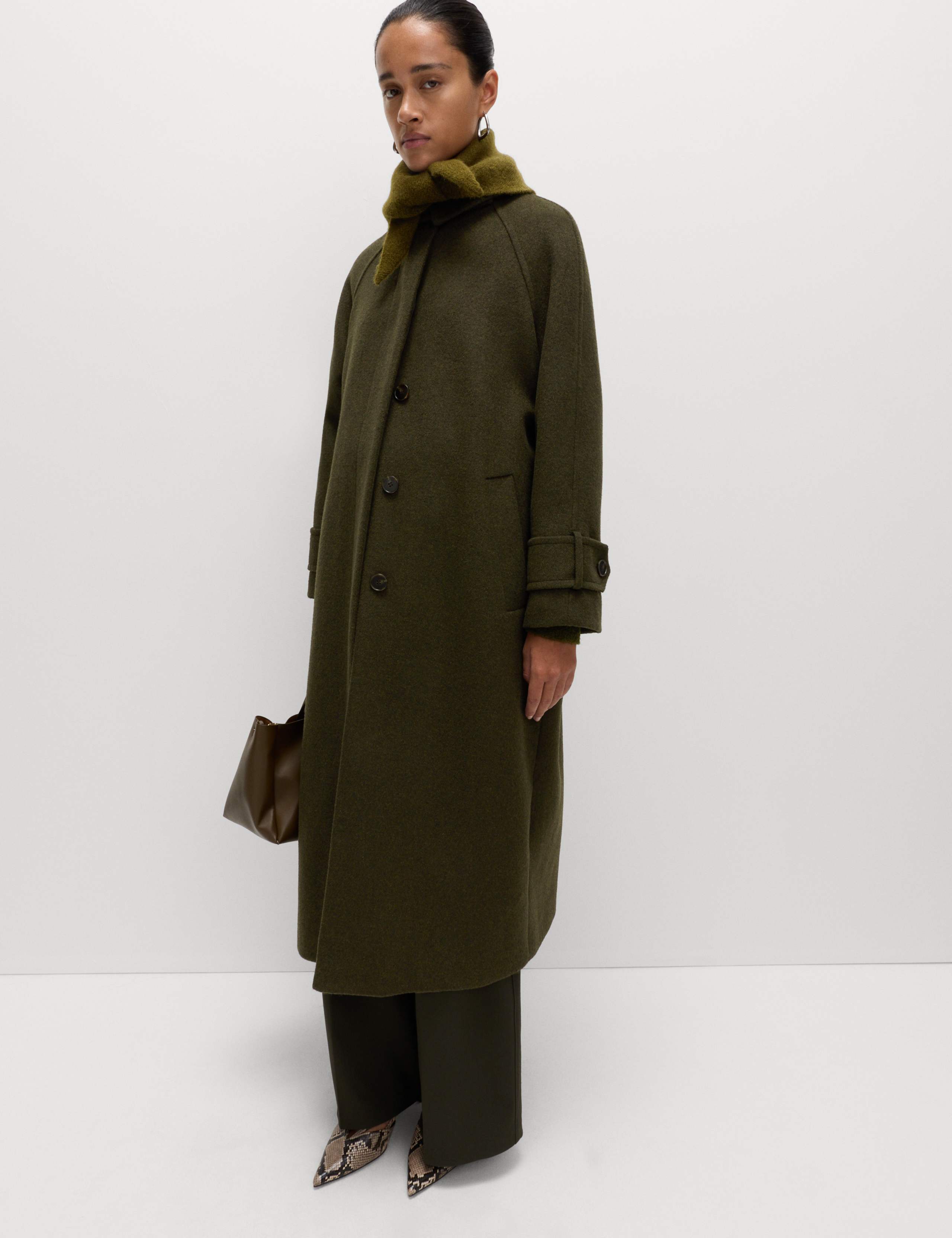 Wool Blend Collared Car Coat 4 of 7