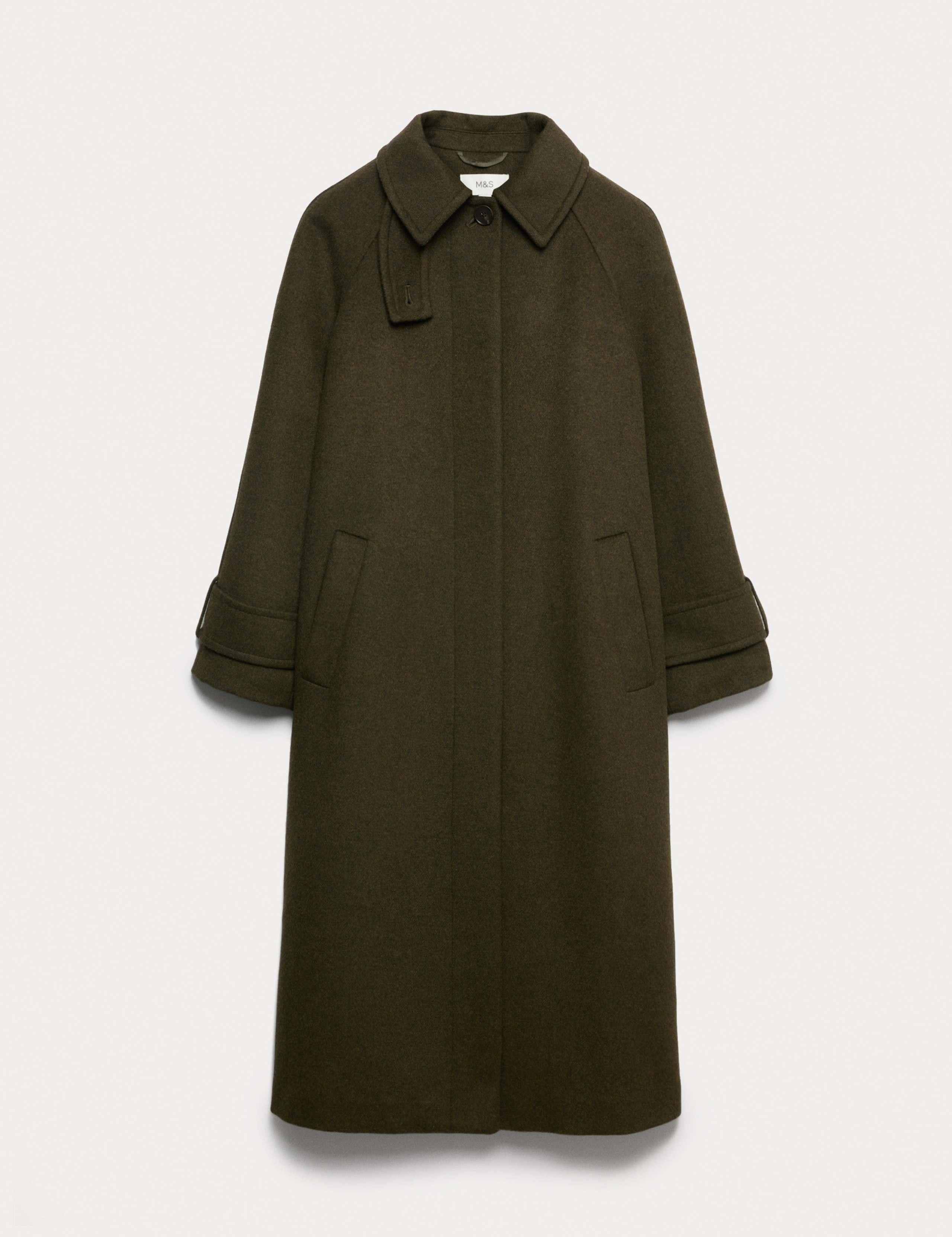 Wool Blend Car Coat 2 of 7