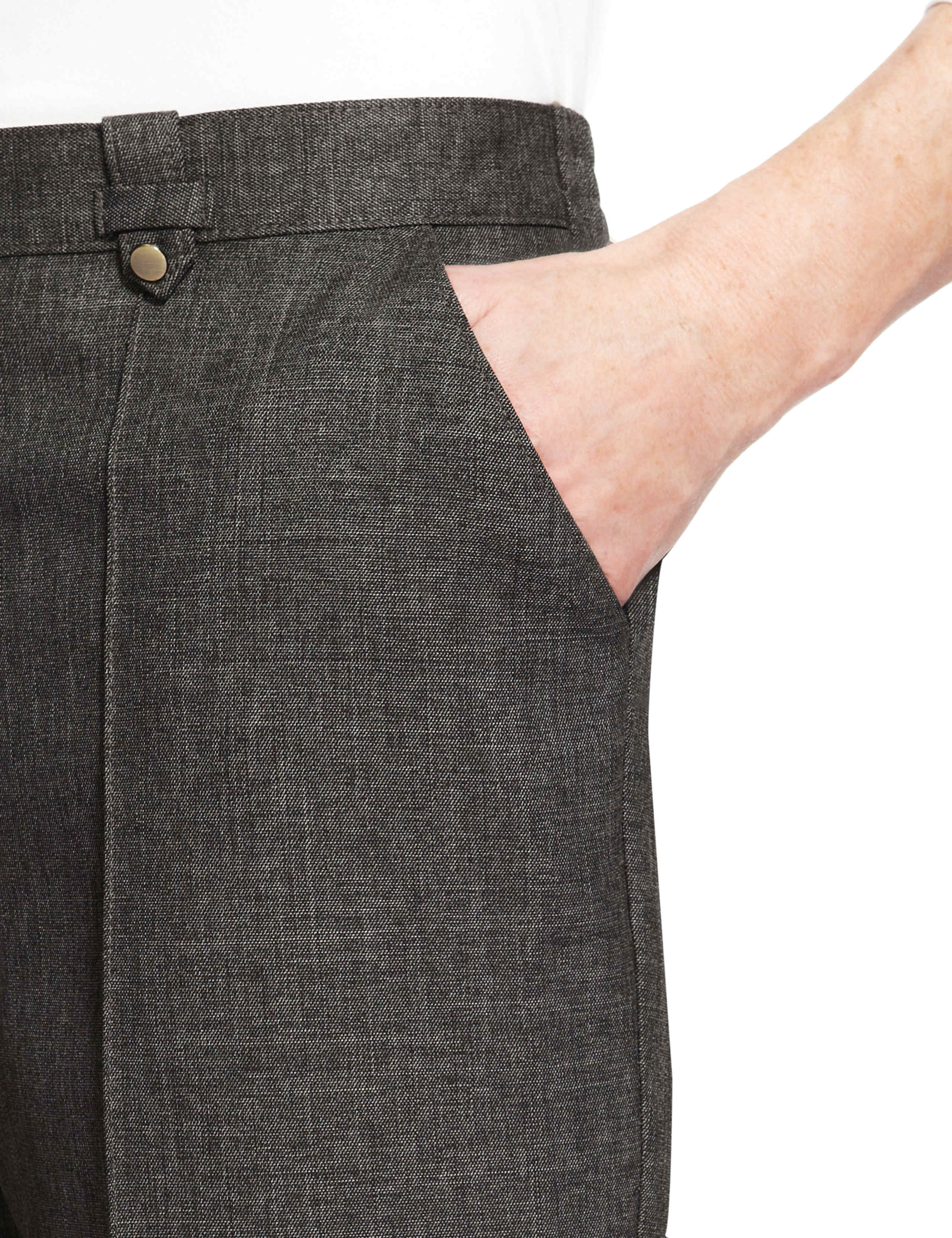 Pull On Button Tab Trousers 6 of 6