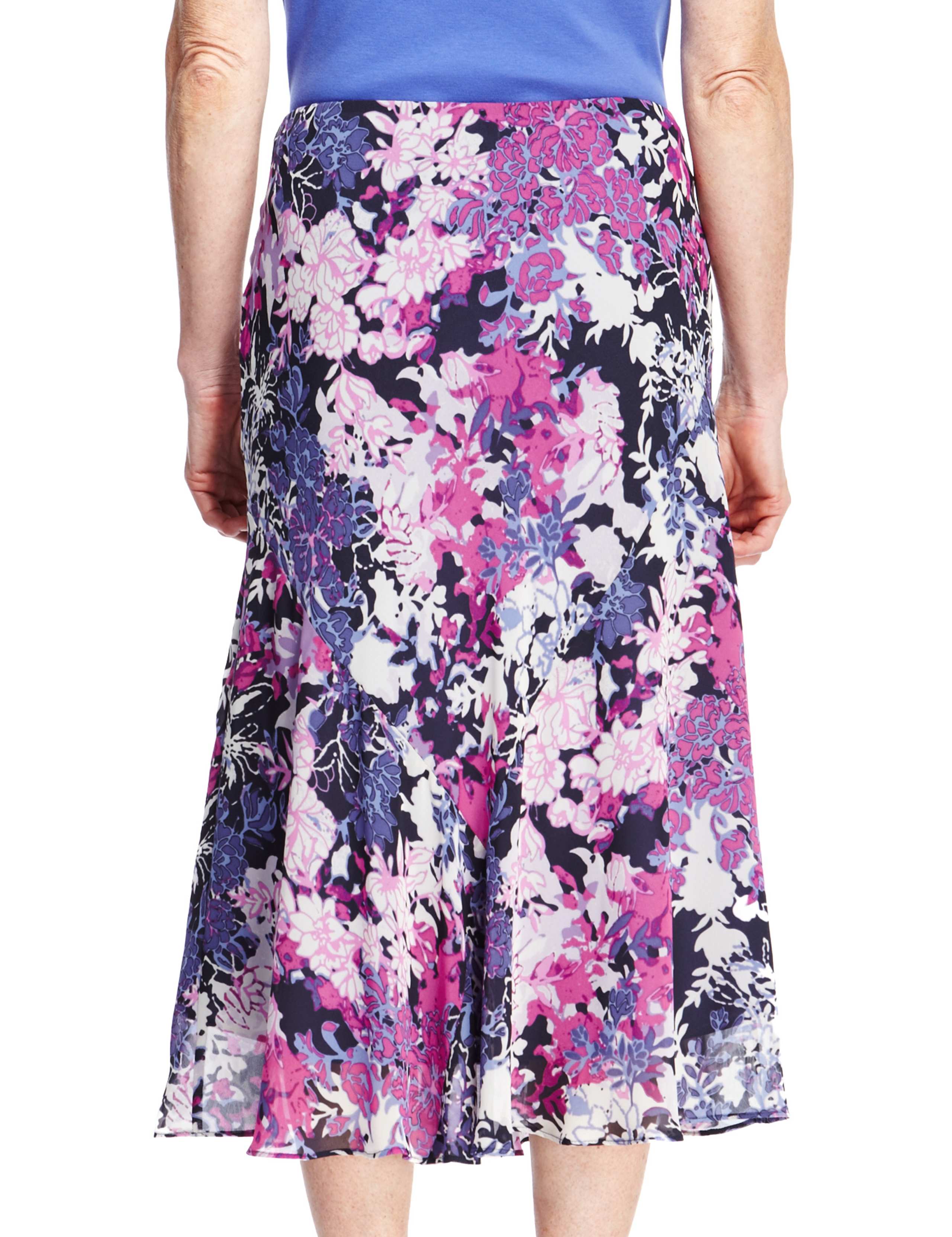 Peony Print Skirt 6 of 6
