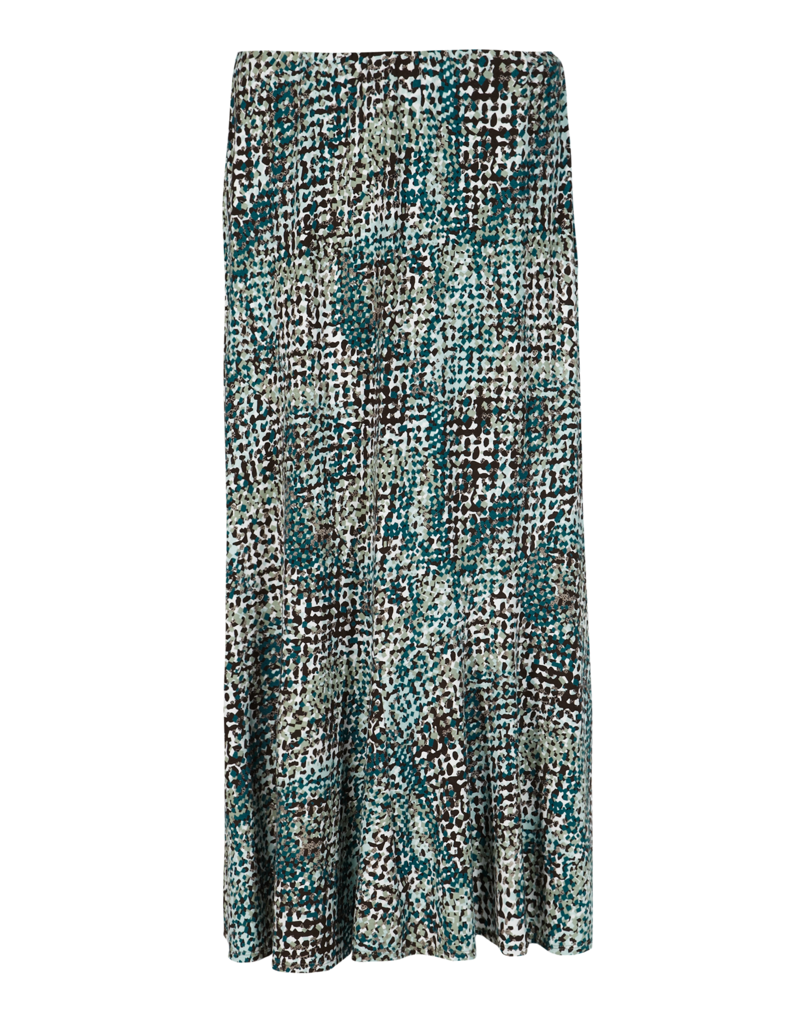 Abstract Print Long Skirt 2 of 5