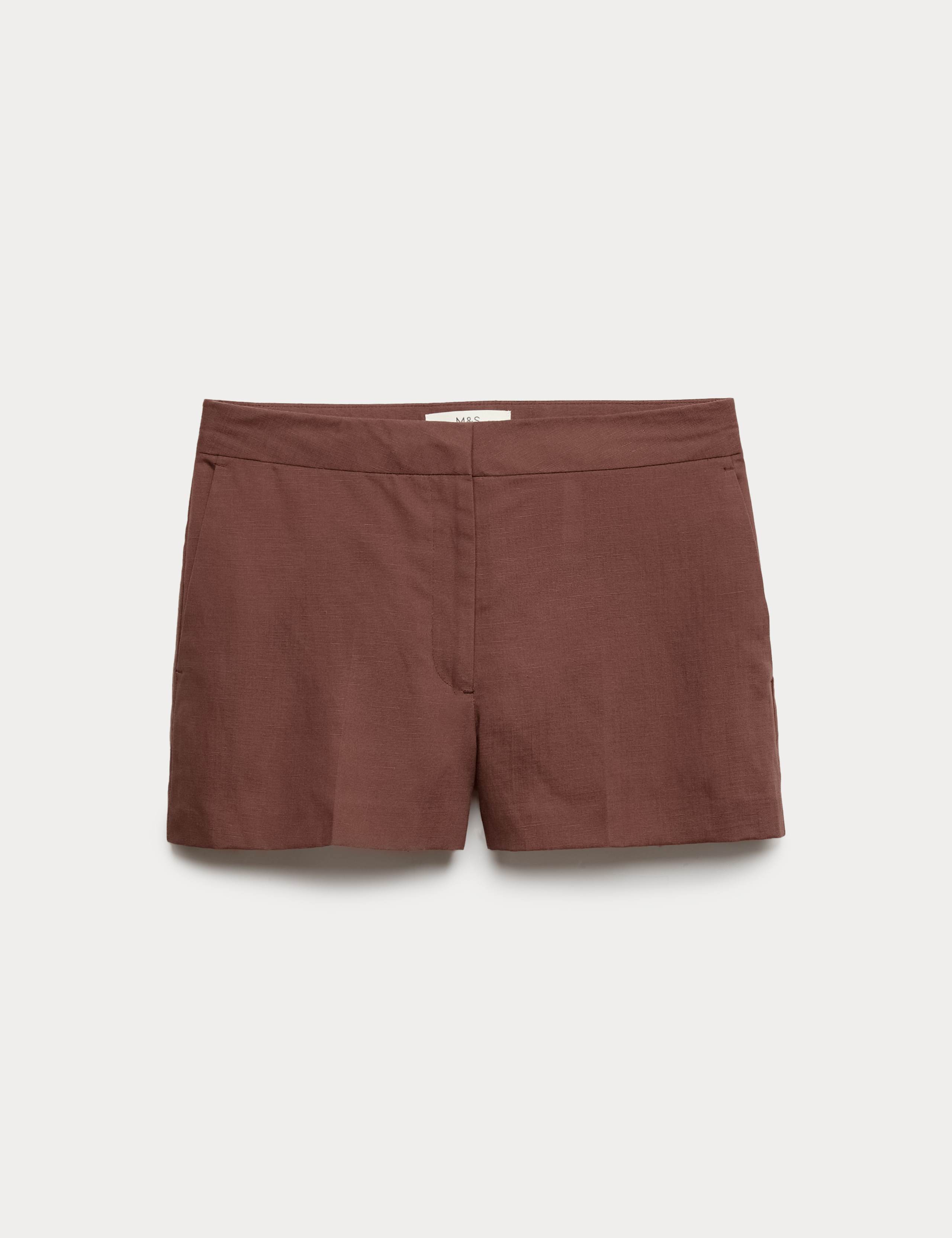 Lyocell Rich Utility Shorts with Linen 2 of 6
