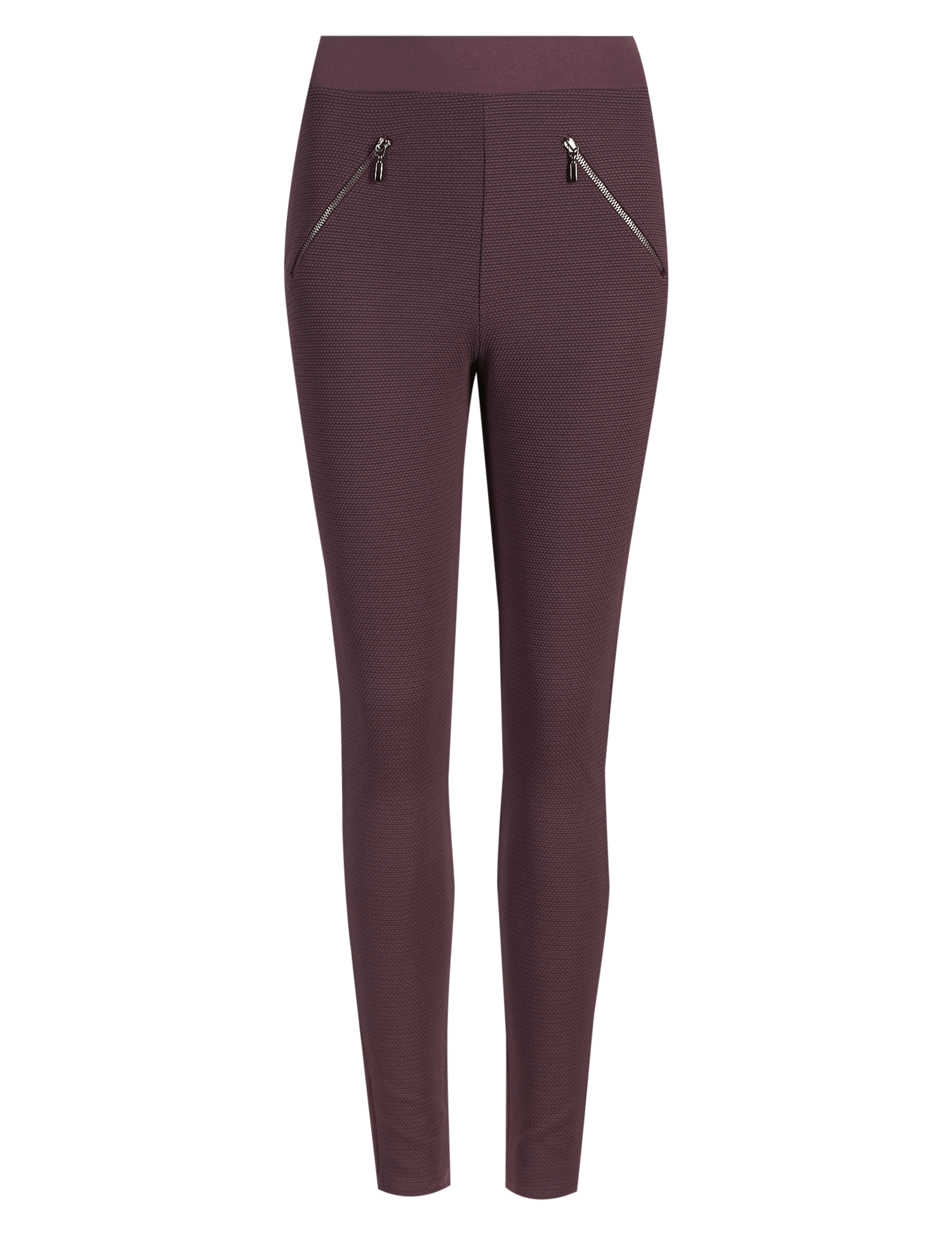 Textured Pull On Treggings 2 of 5