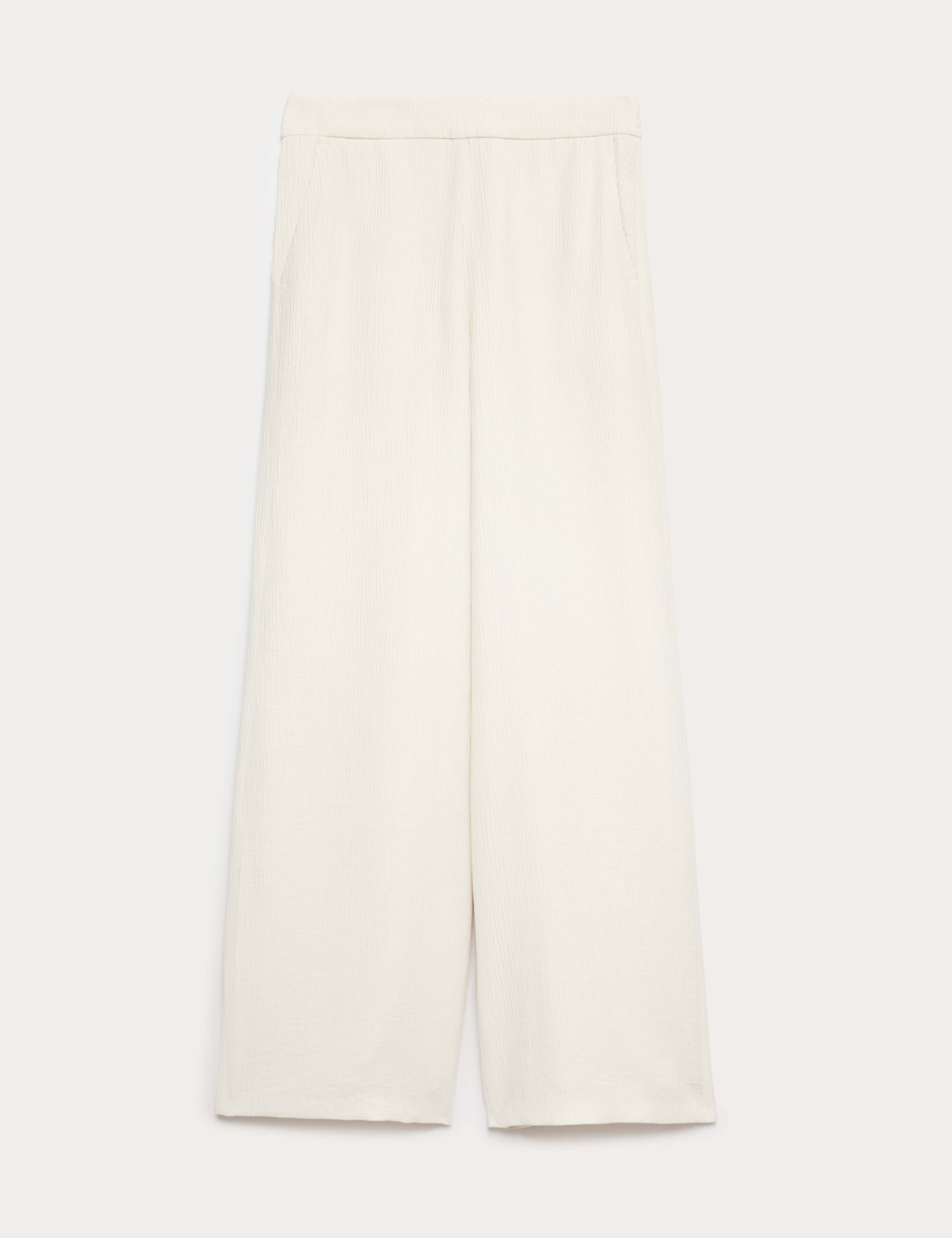 Textured Straight Leg Trousers 2 of 5