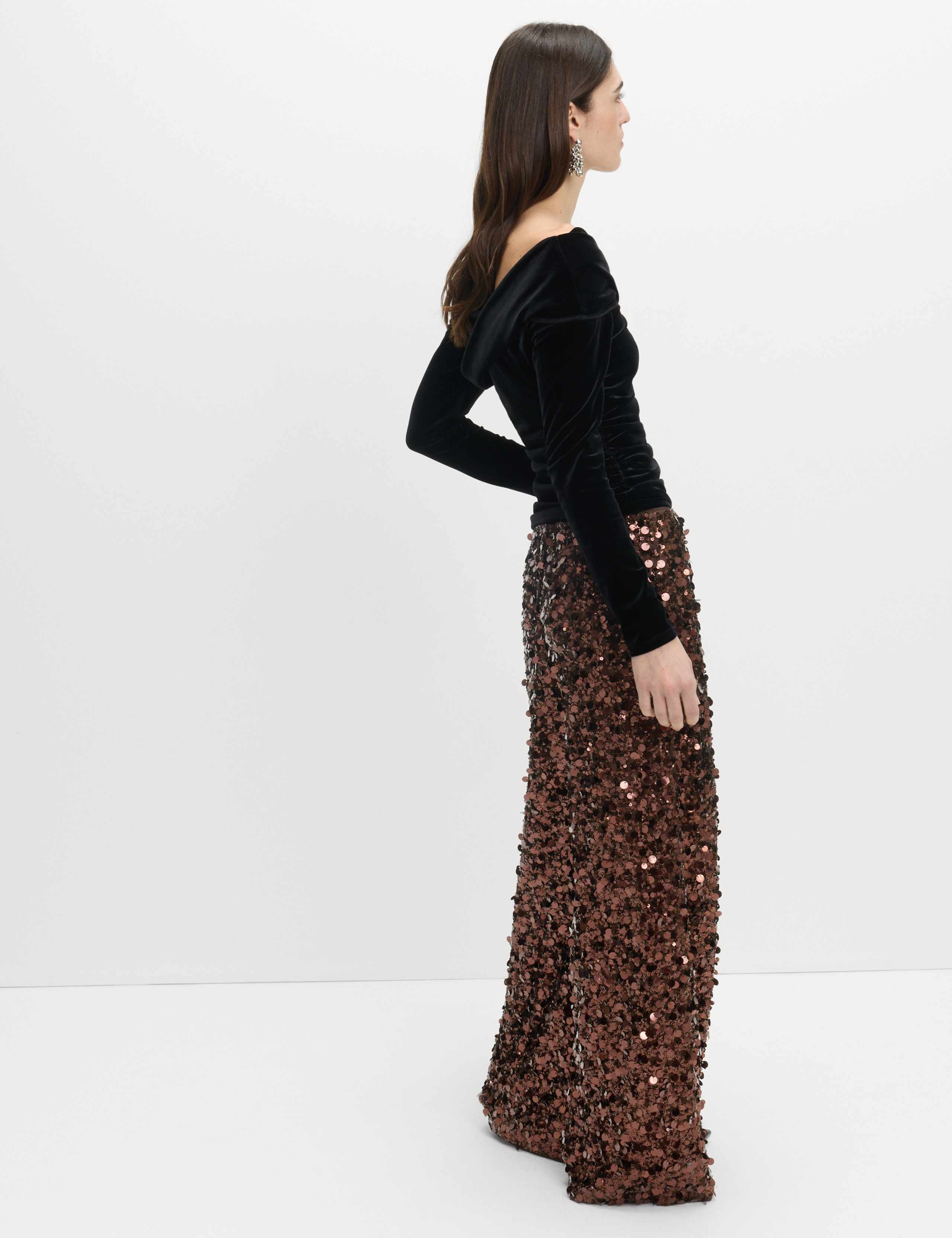 Sequin Wide Leg Trousers 4 of 6