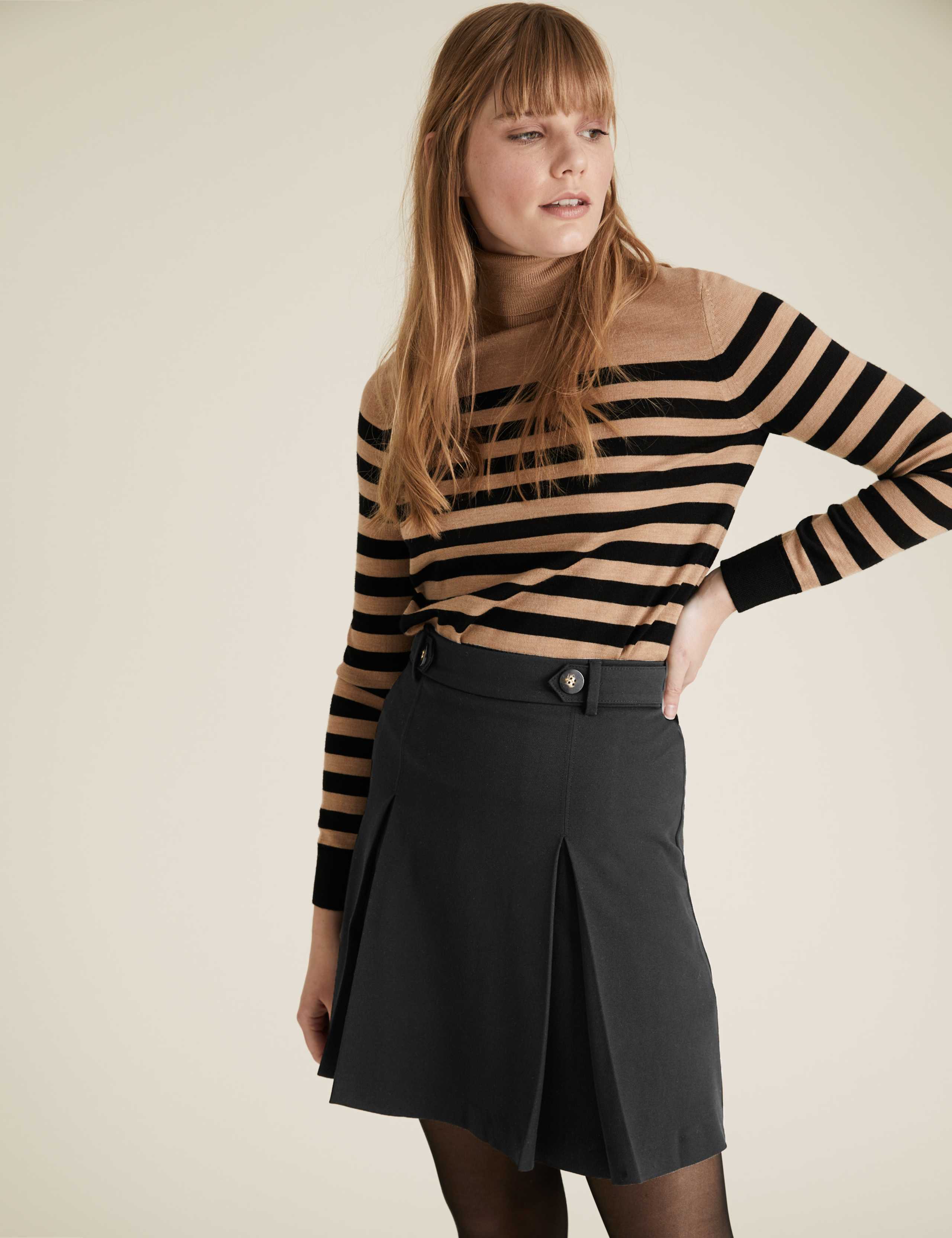 Mini A-Line Skirt 3 of 4