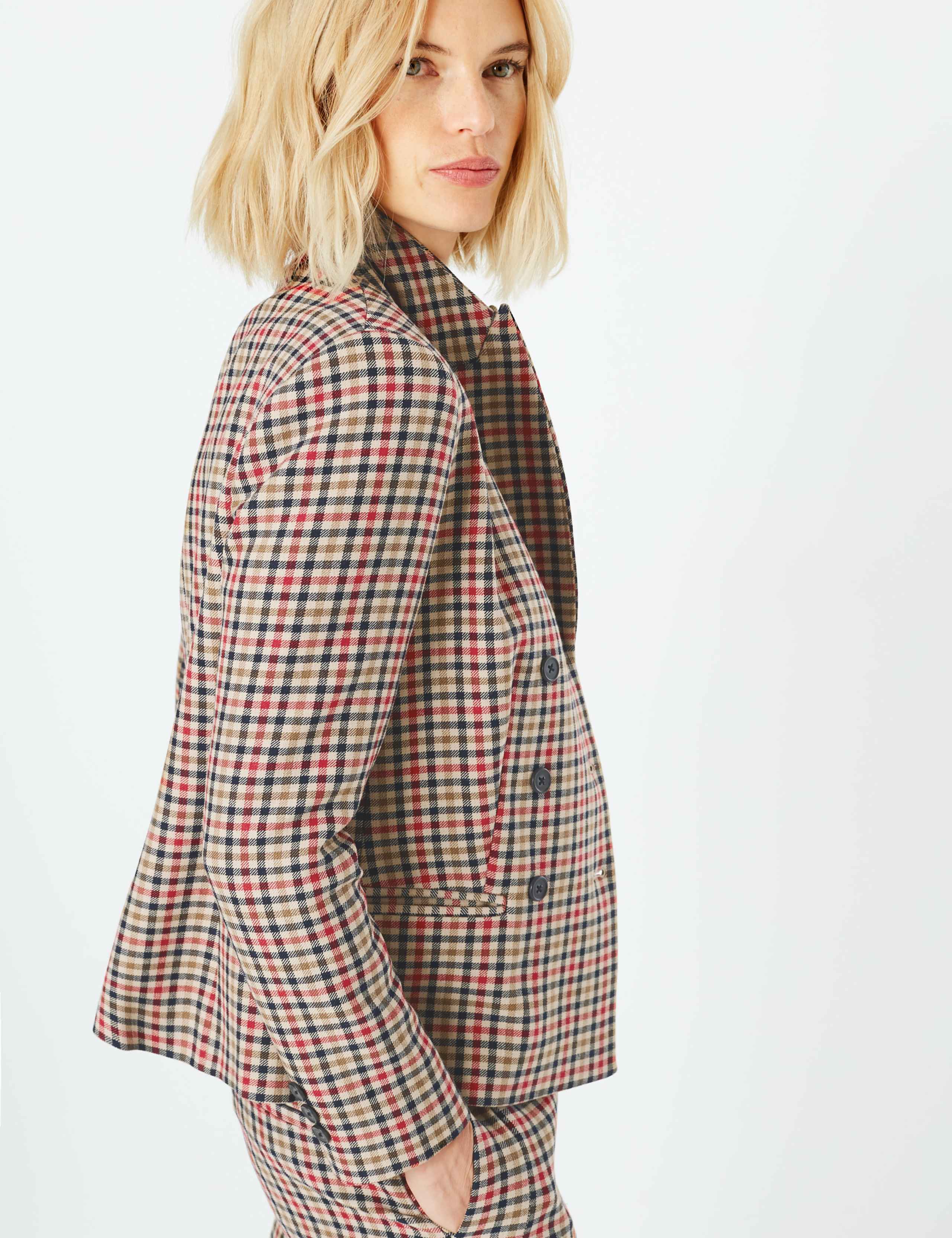 PETITE Checked Blazer 2 of 6