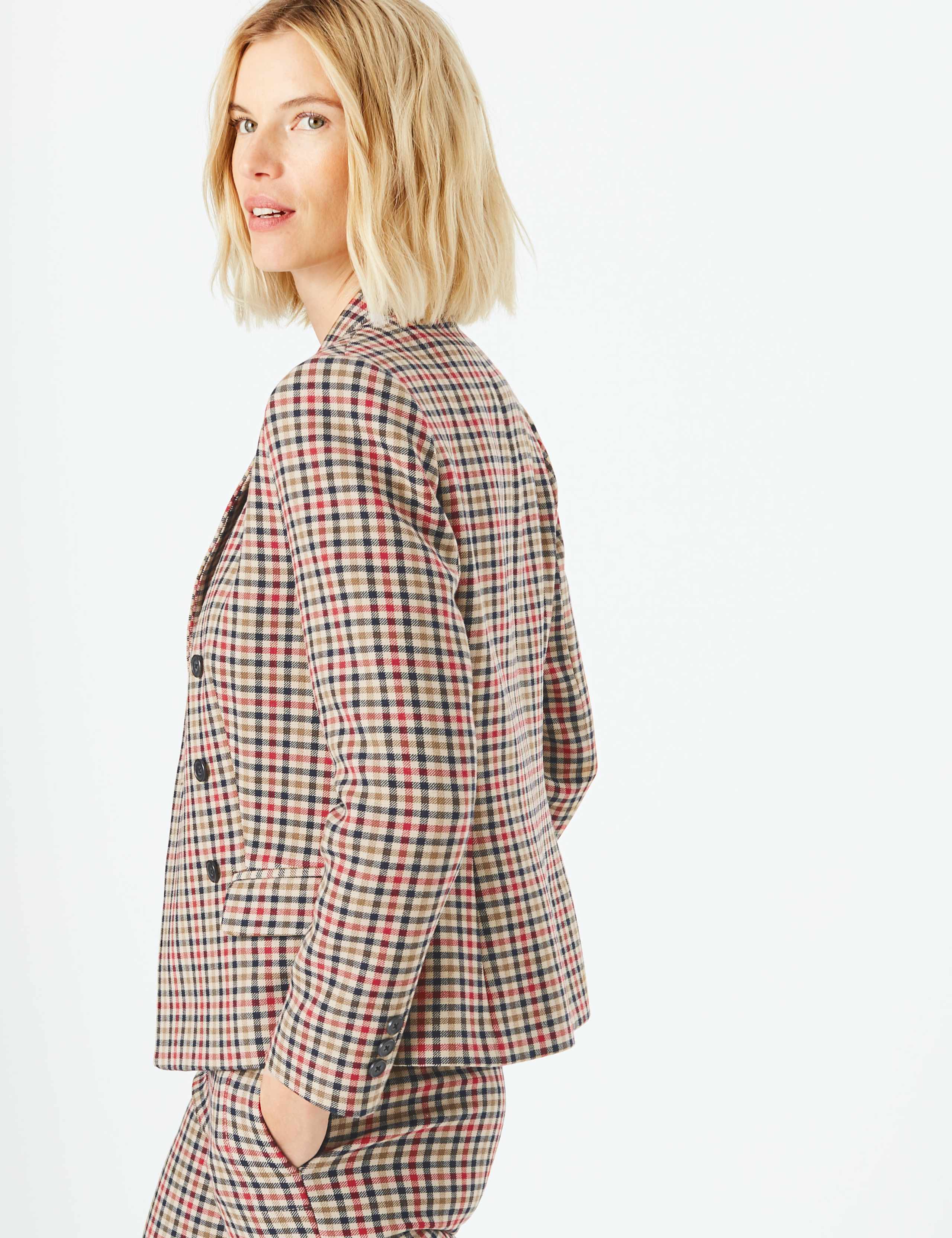 PETITE Checked Blazer 4 of 6