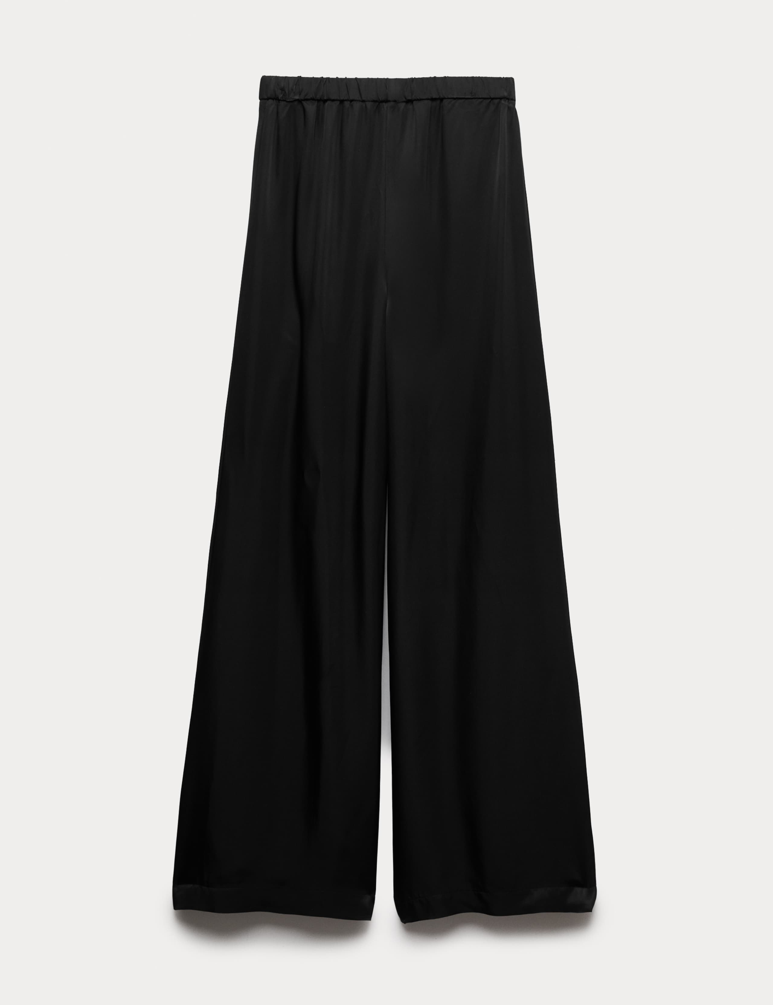 Satin Wide Leg Trousers 2 of 5
