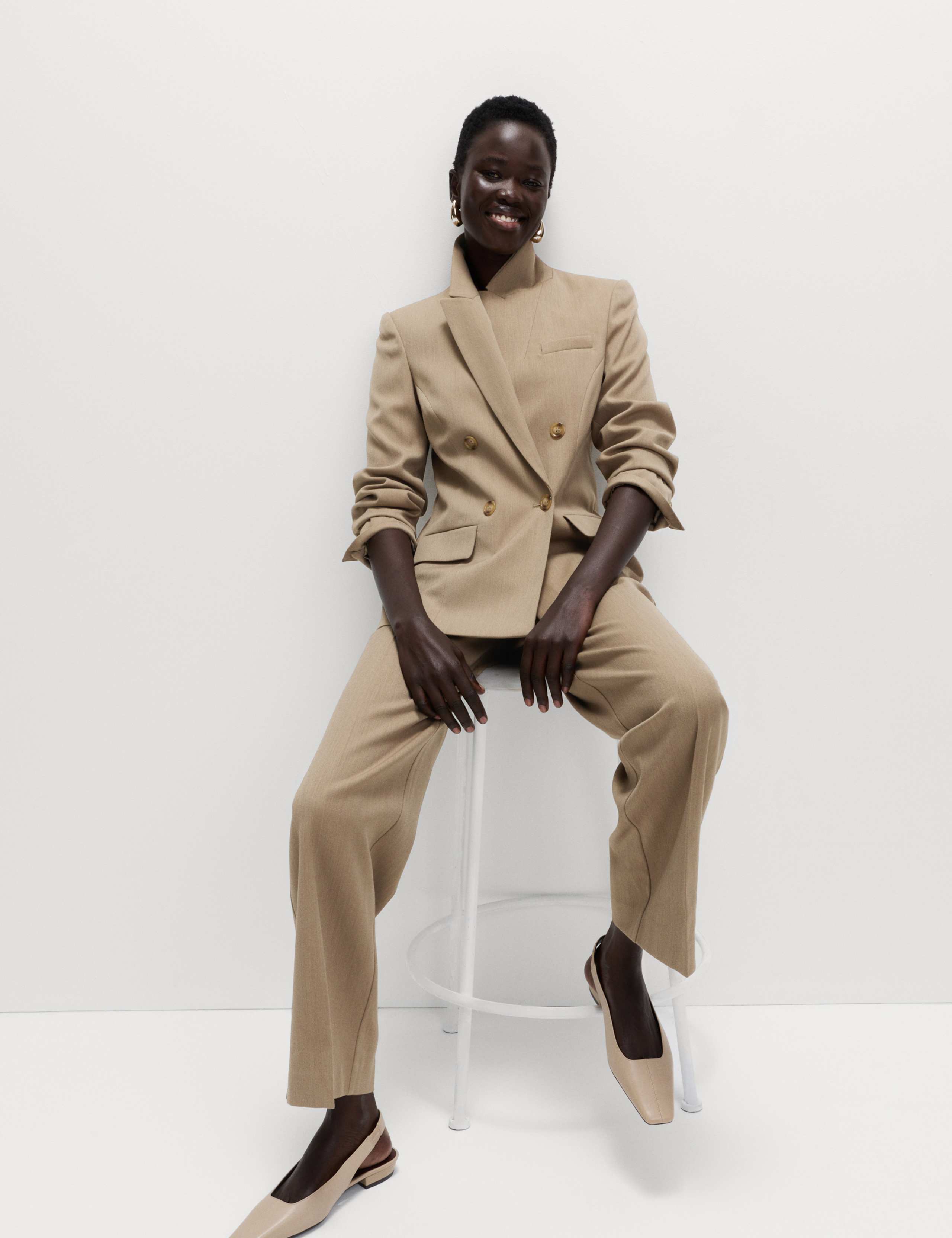 Tailored Double Breasted Oversized Blazer 5 of 7