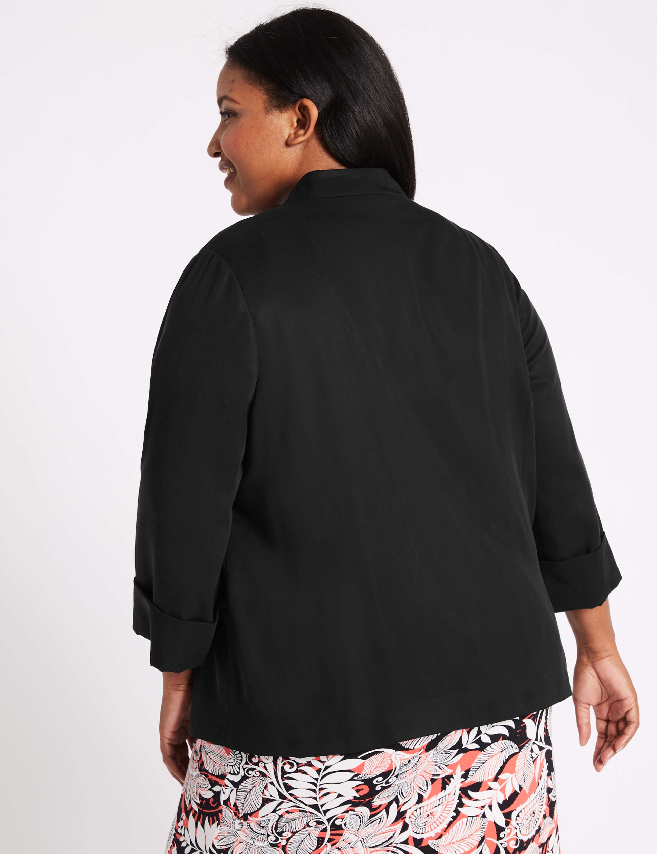 CURVE 3/4 Sleeve Blazer 4 of 5