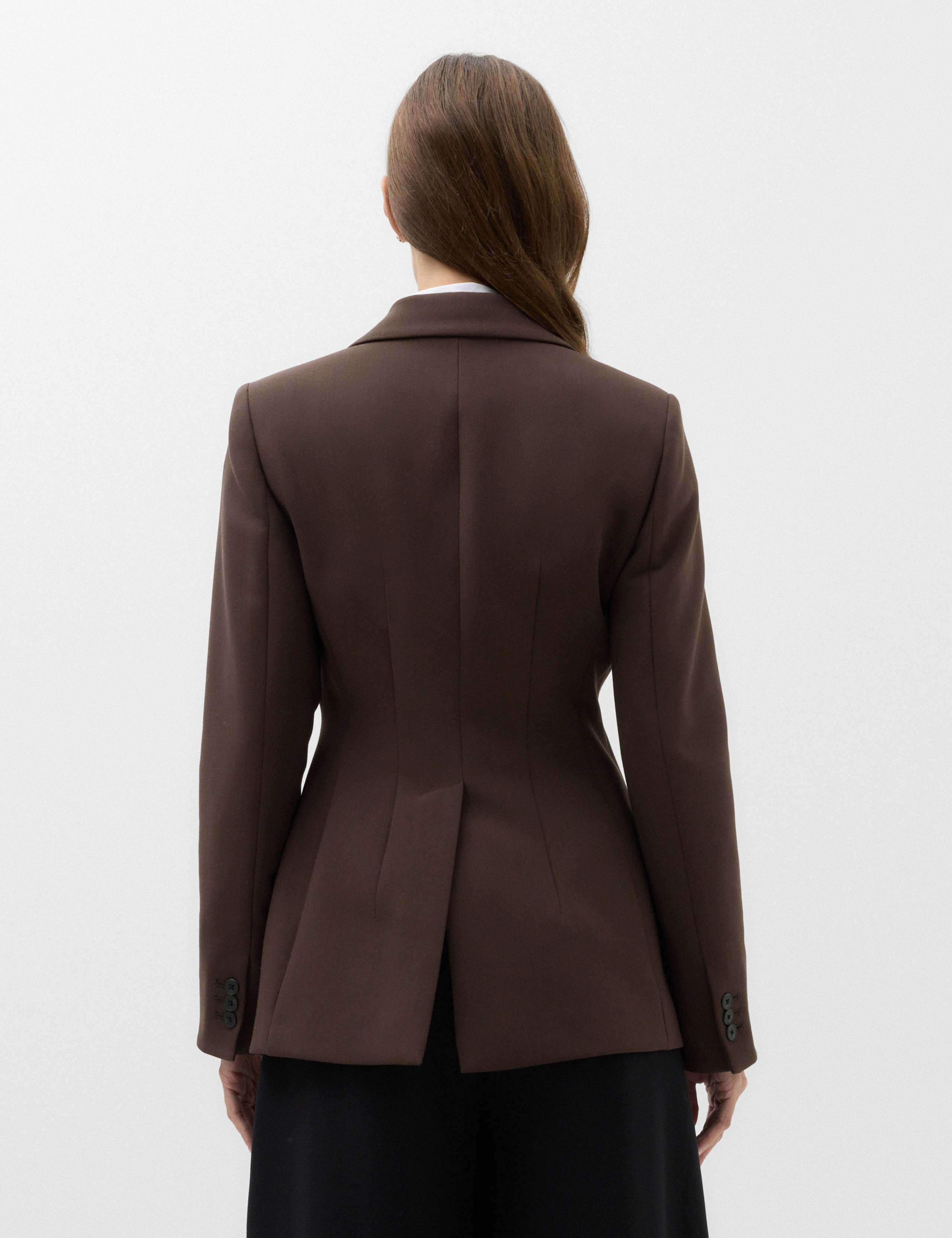 Tailored Cinched Waist Asymmetric Blazer 5 of 7