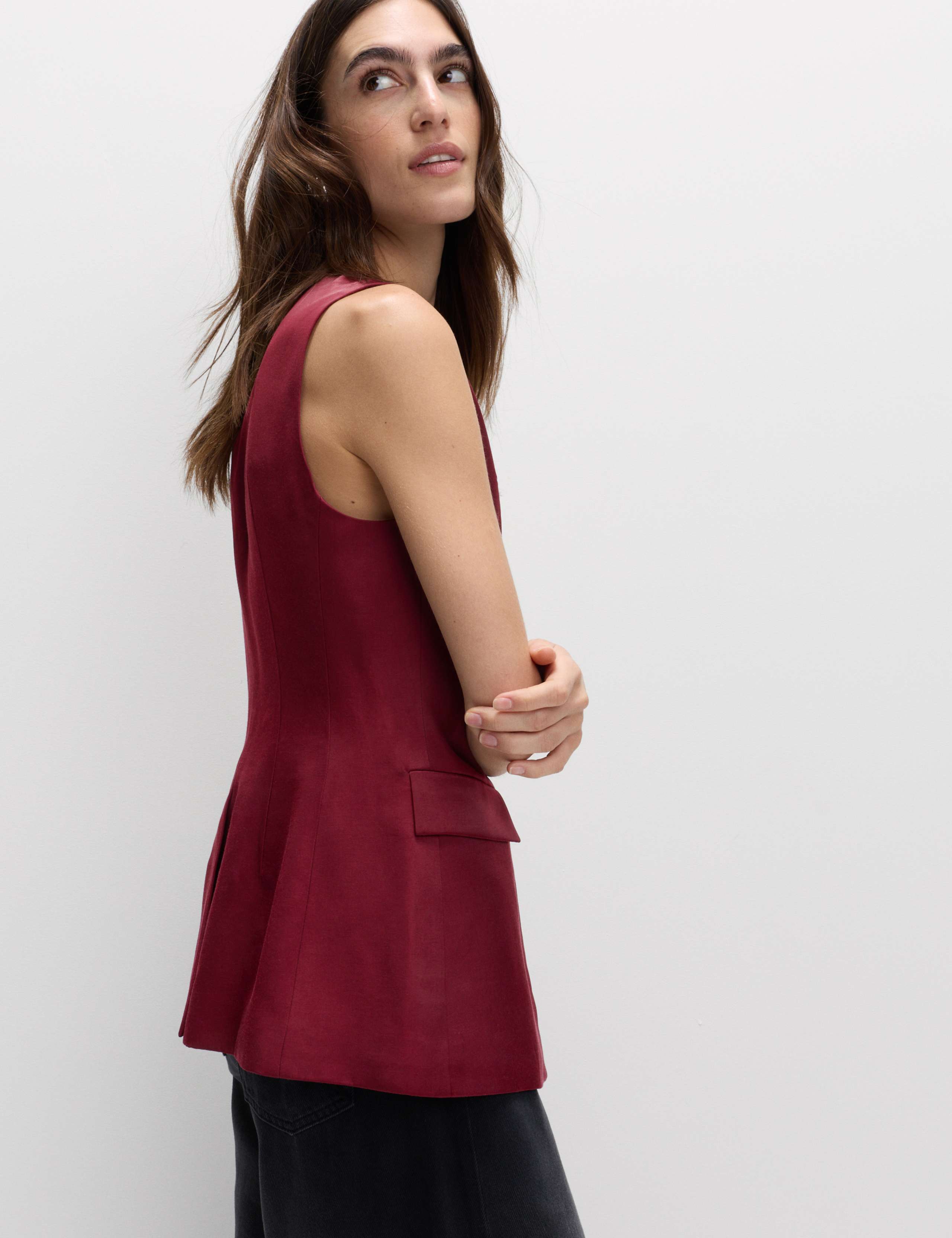 Sheen Collarless Waistcoat 4 of 6