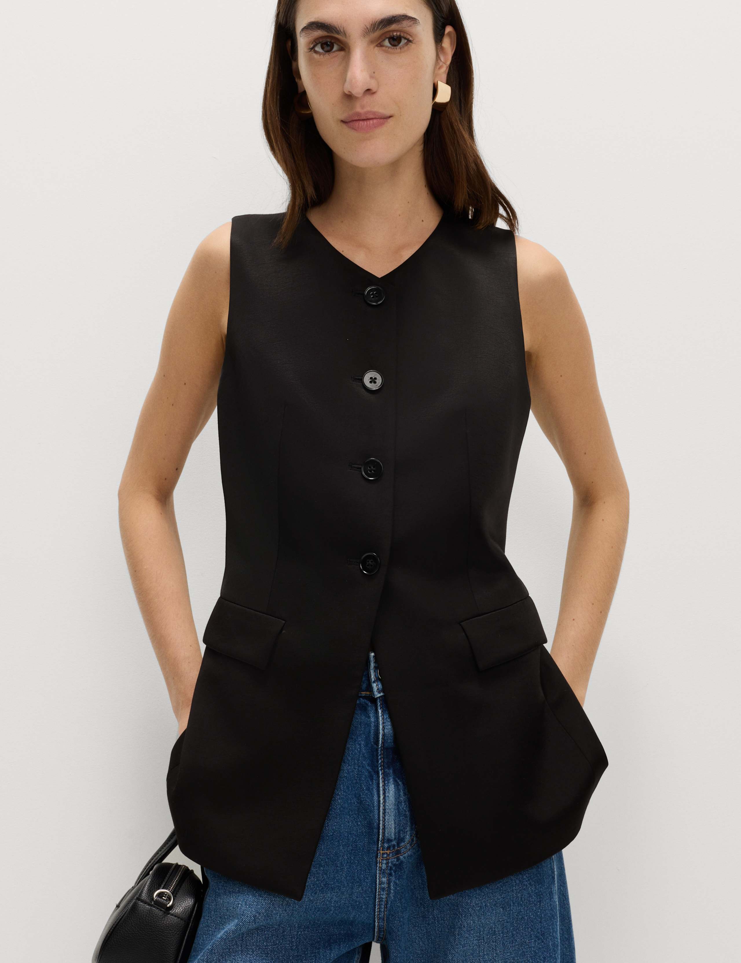 Sheen Collarless Waistcoat 6 of 6