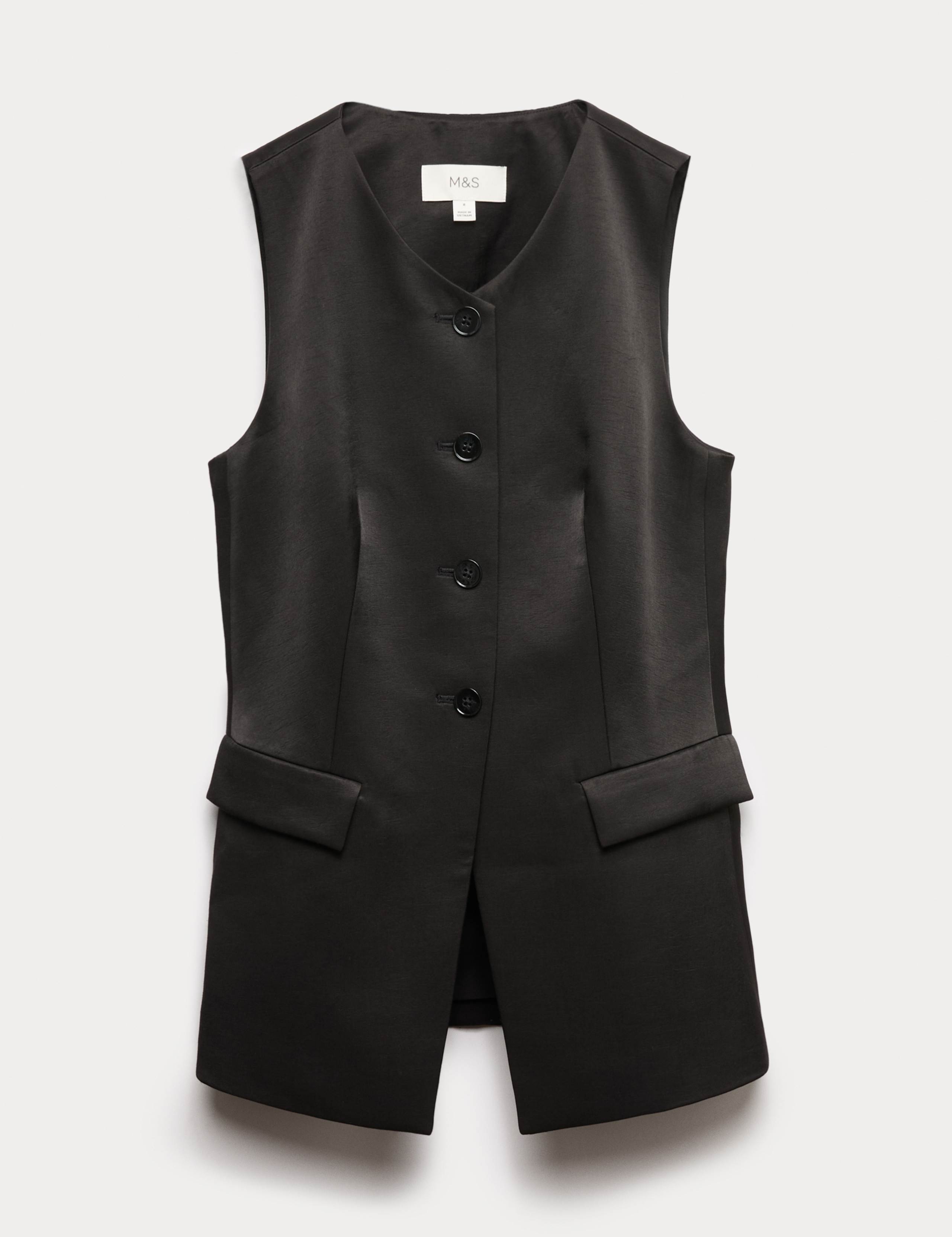 Sheen Collarless Waistcoat 2 of 6