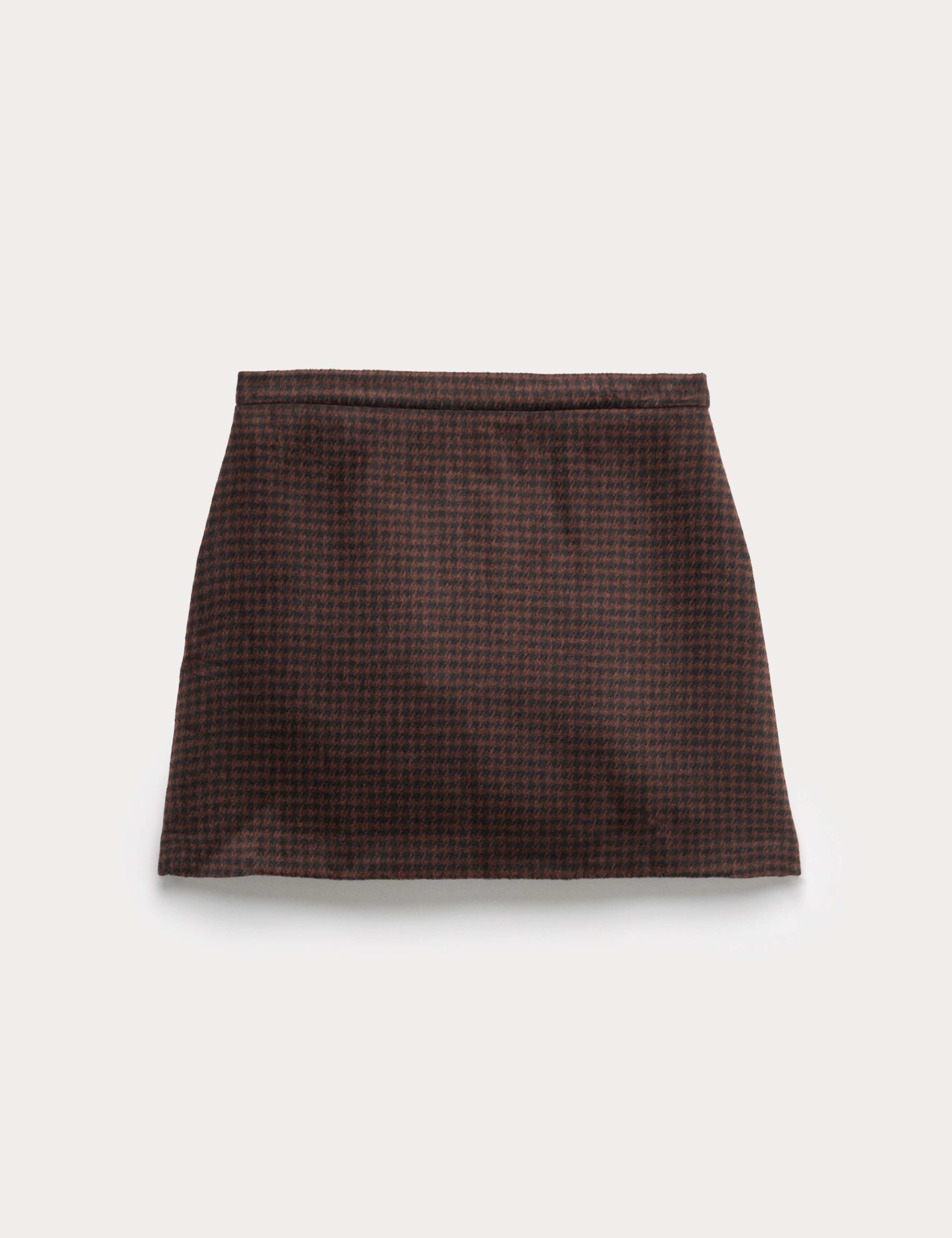 Micro Dogtooth Check Mini A-Line Skirt 2 of 6