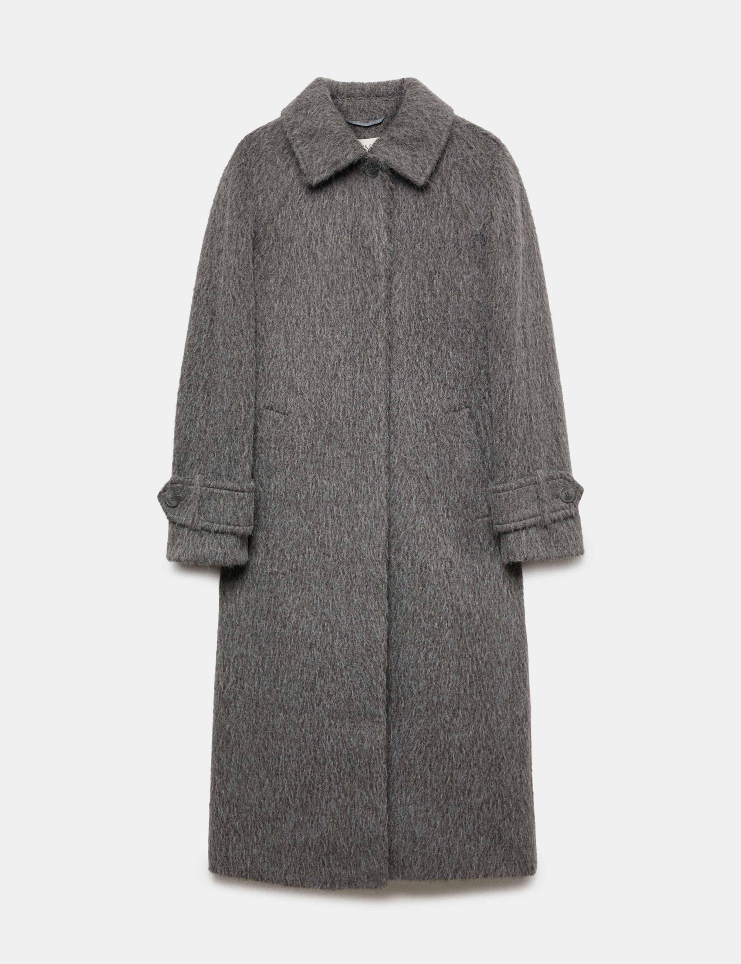 Brushed Longline Car Coat 2 of 7