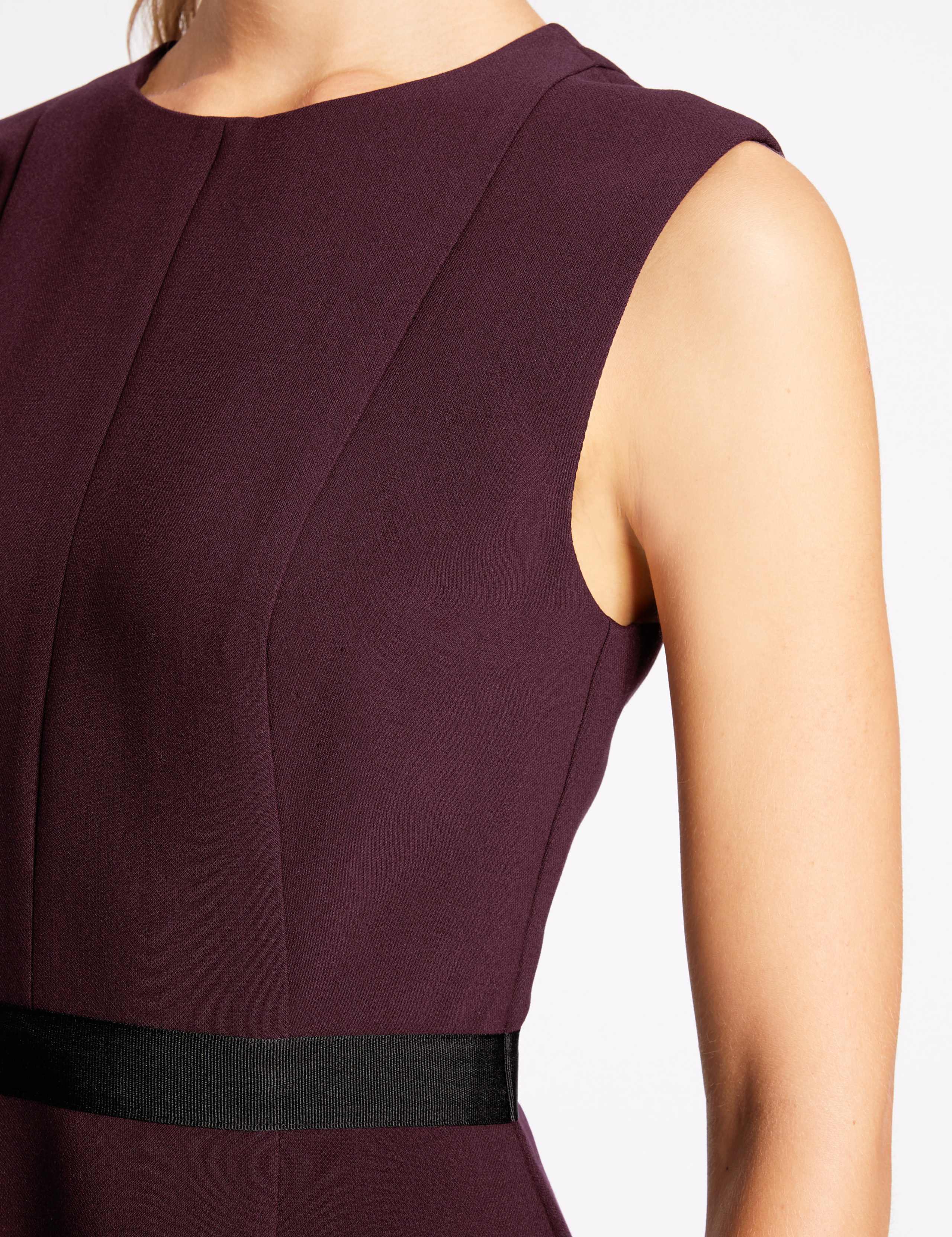 Colour Block Asymmetric Midi Dress 5 of 5