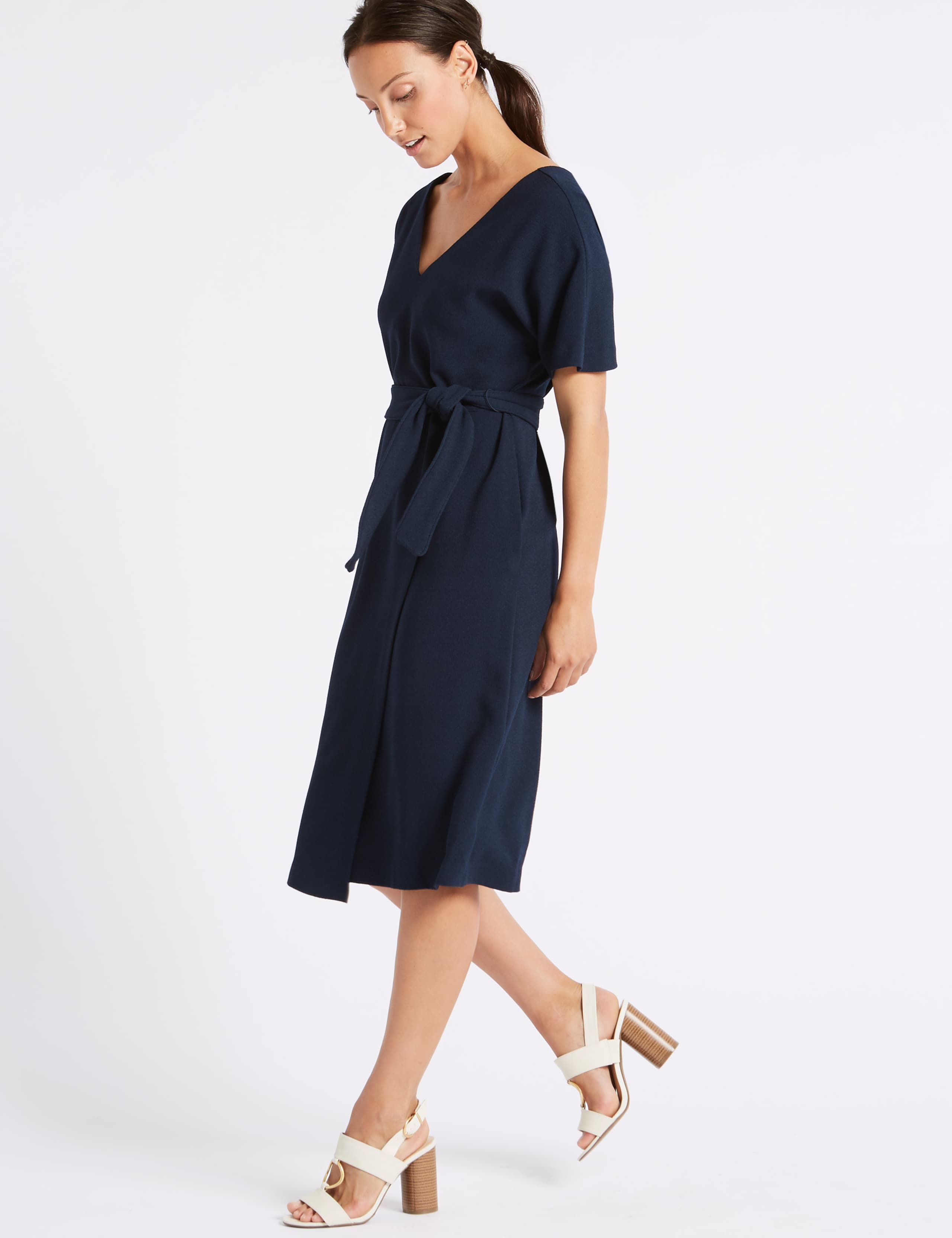 Tie Waist Kimono Wrap Dress 4 of 6