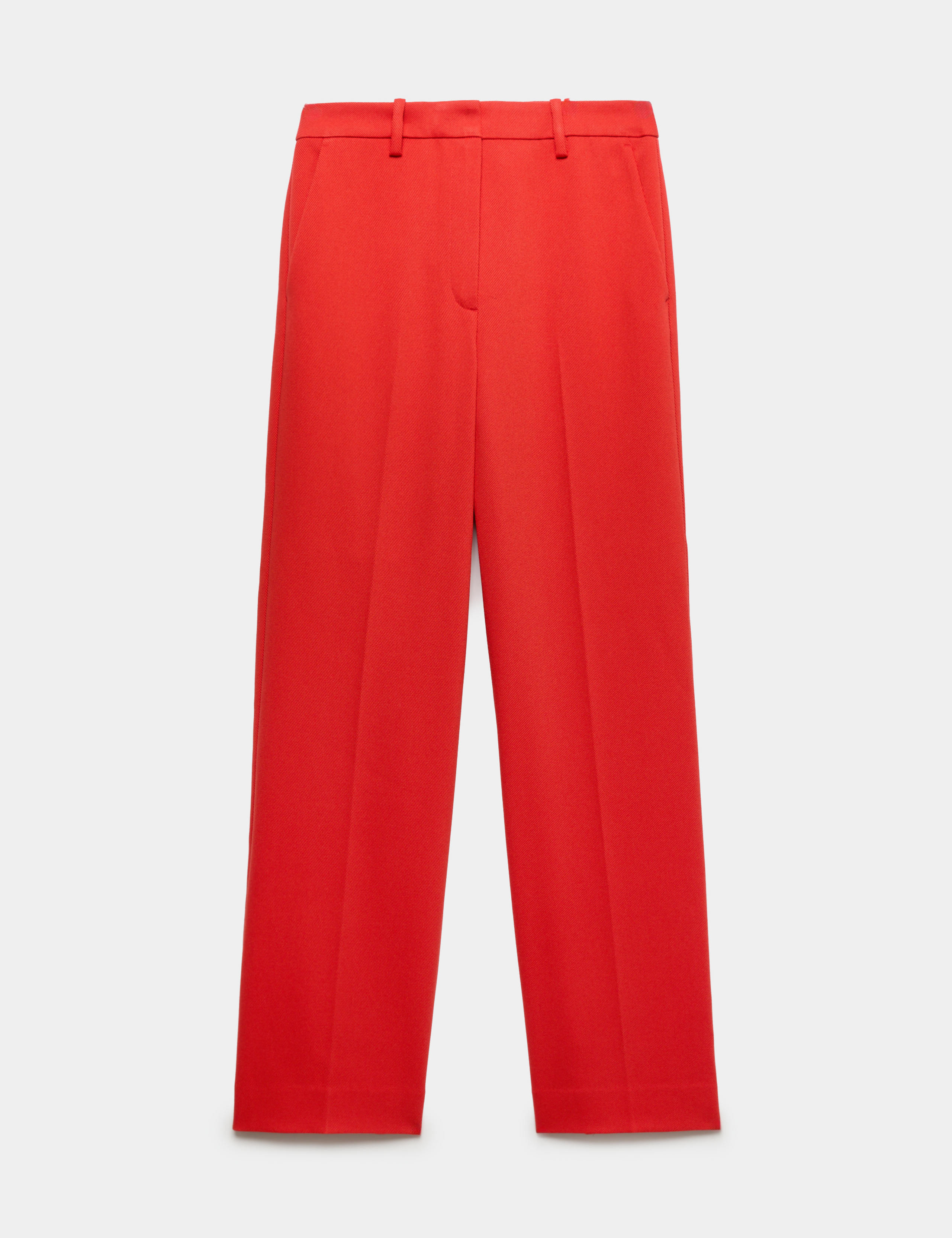 Twill Straight Leg Trousers 2 of 7