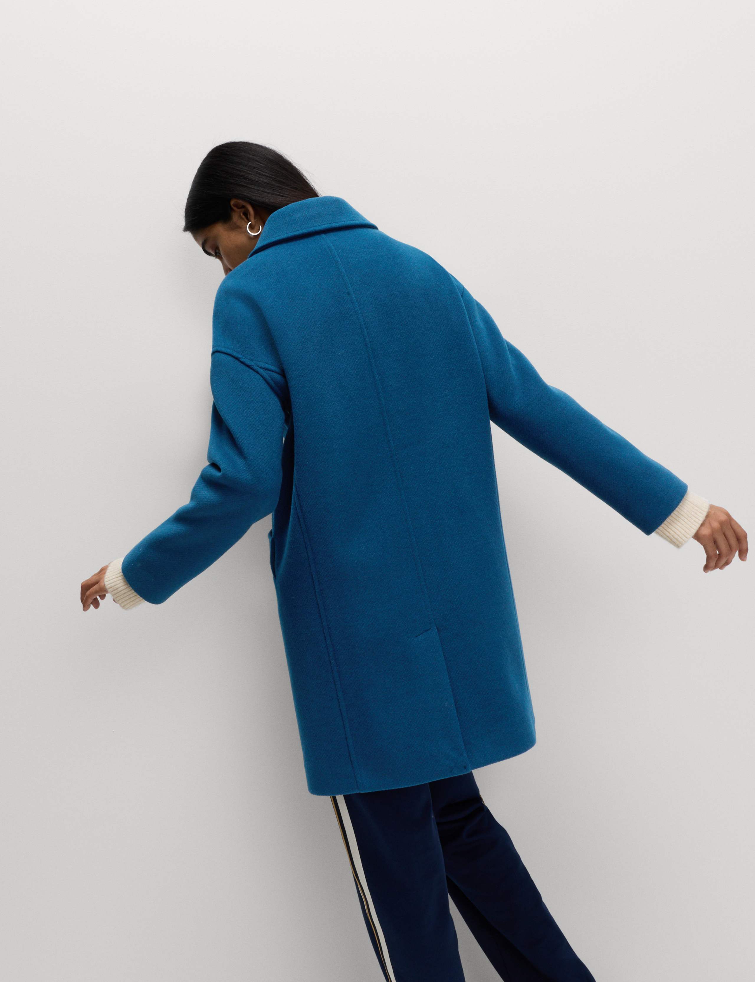 Twill Single Breasted Collared Coat 5 of 8