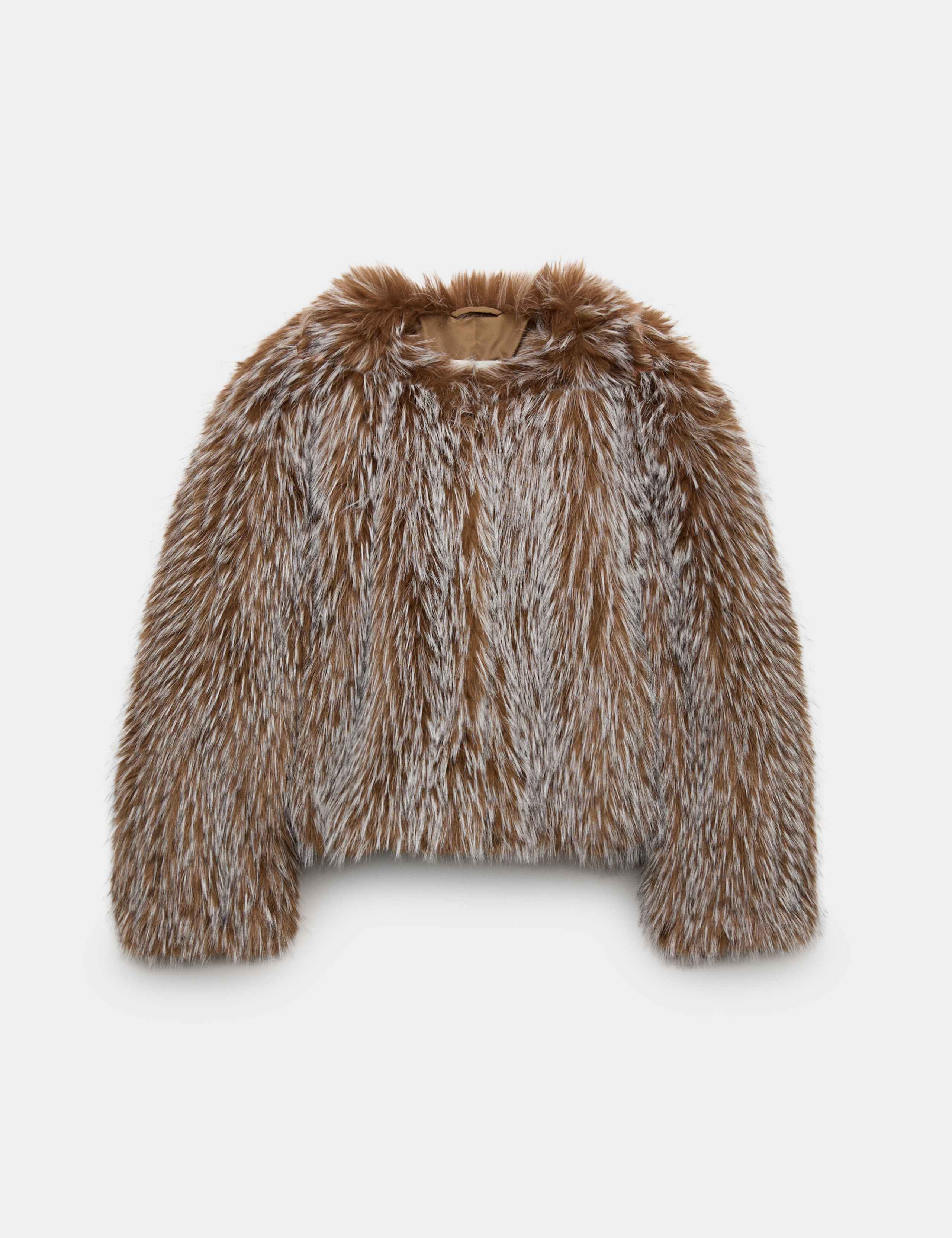 Faux Fur Tipped Short Jacket 2 of 6