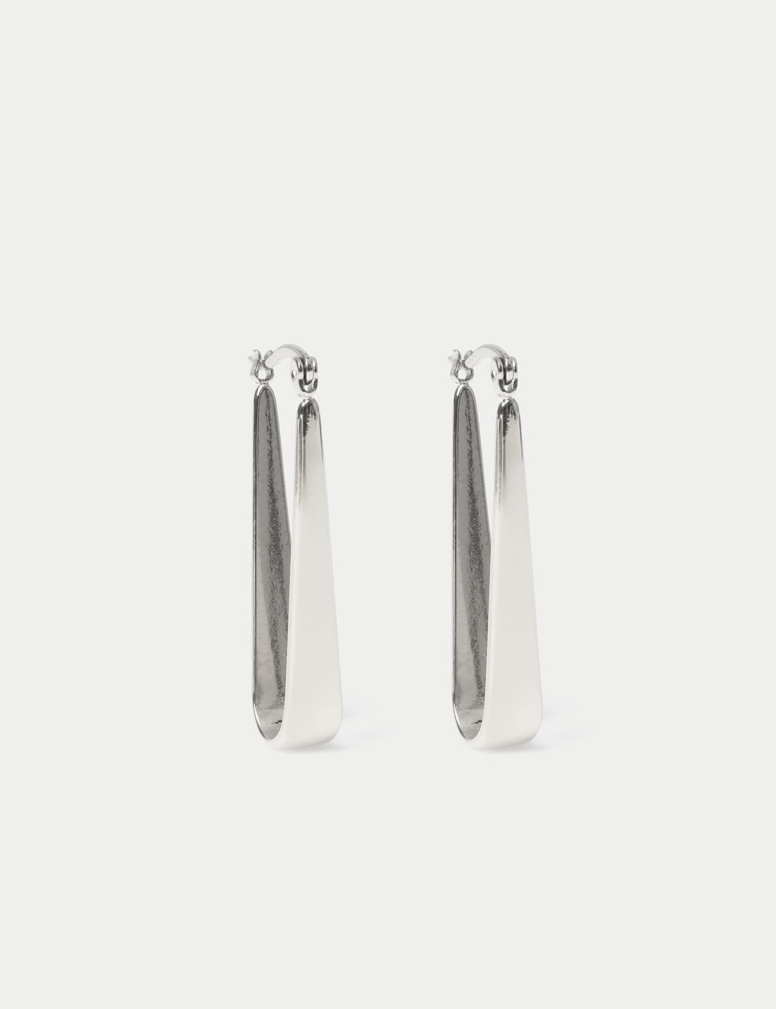 Oval Hoop Earrings 2 of 2