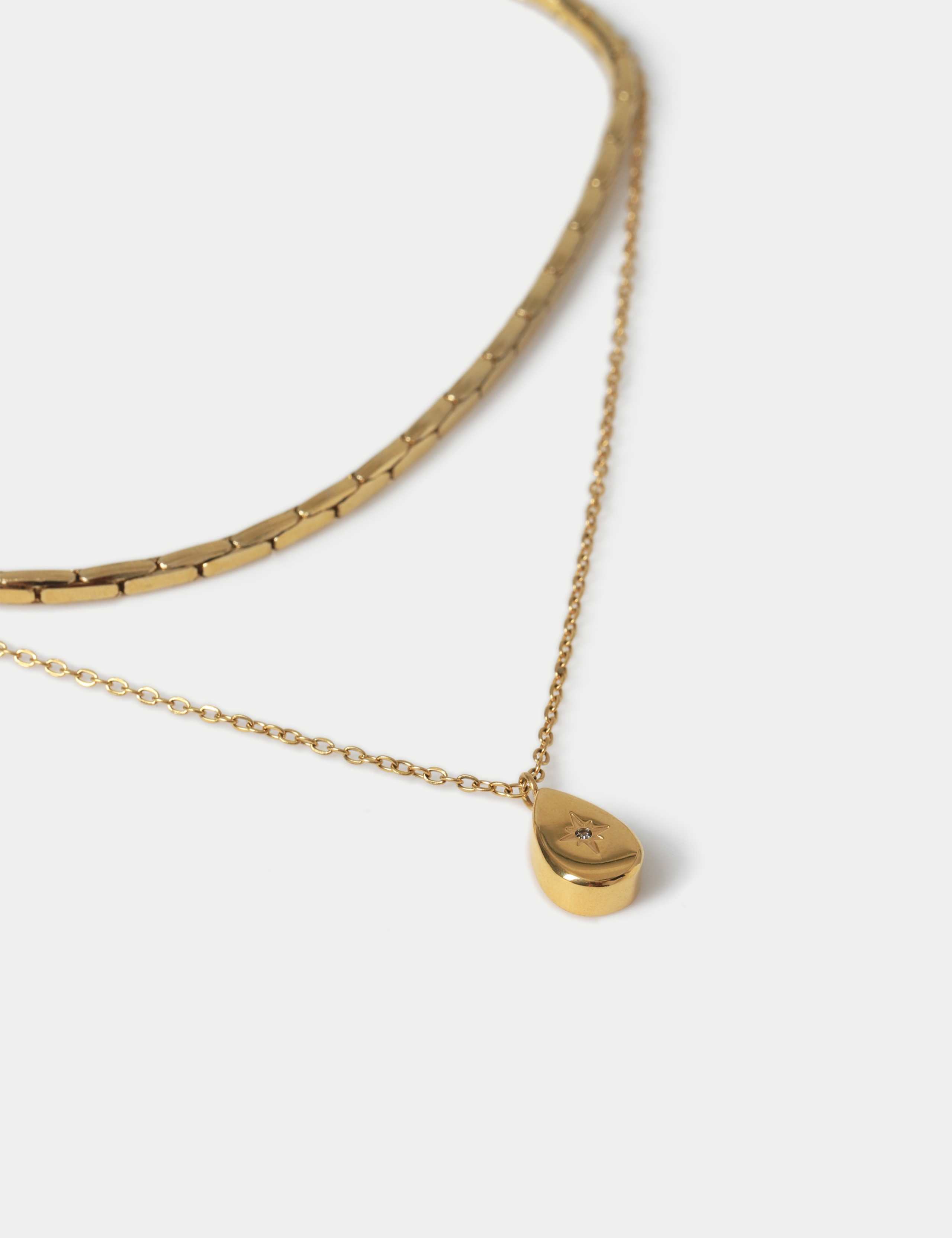 Stainless Steel Layer Necklace 2 of 2