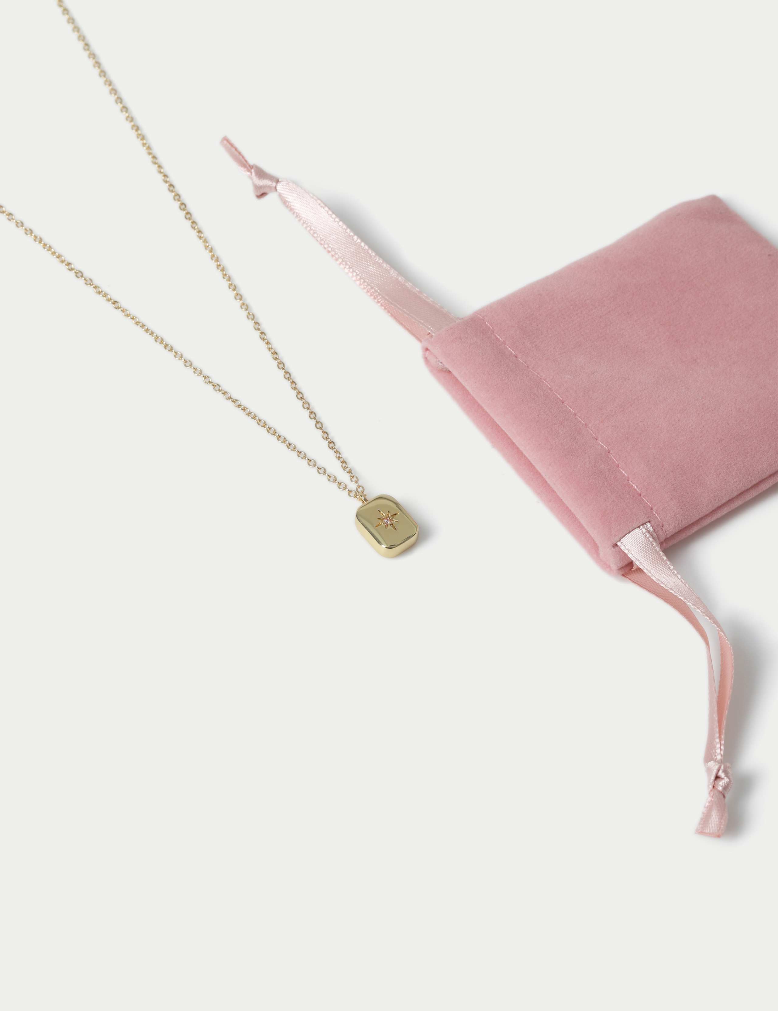 14ct Gold Plated October Birthstone Necklace 2 of 2