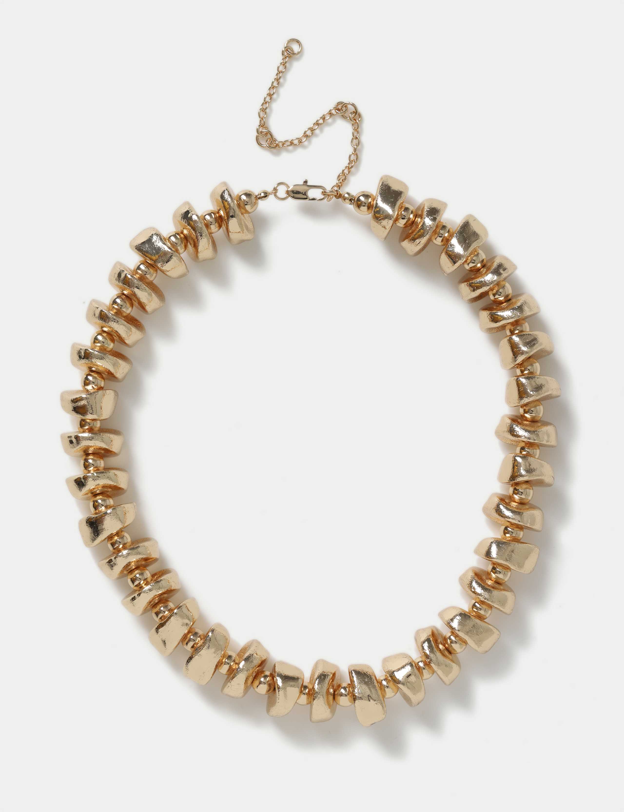 Irregular Pebble Stone Necklace 1 of 2