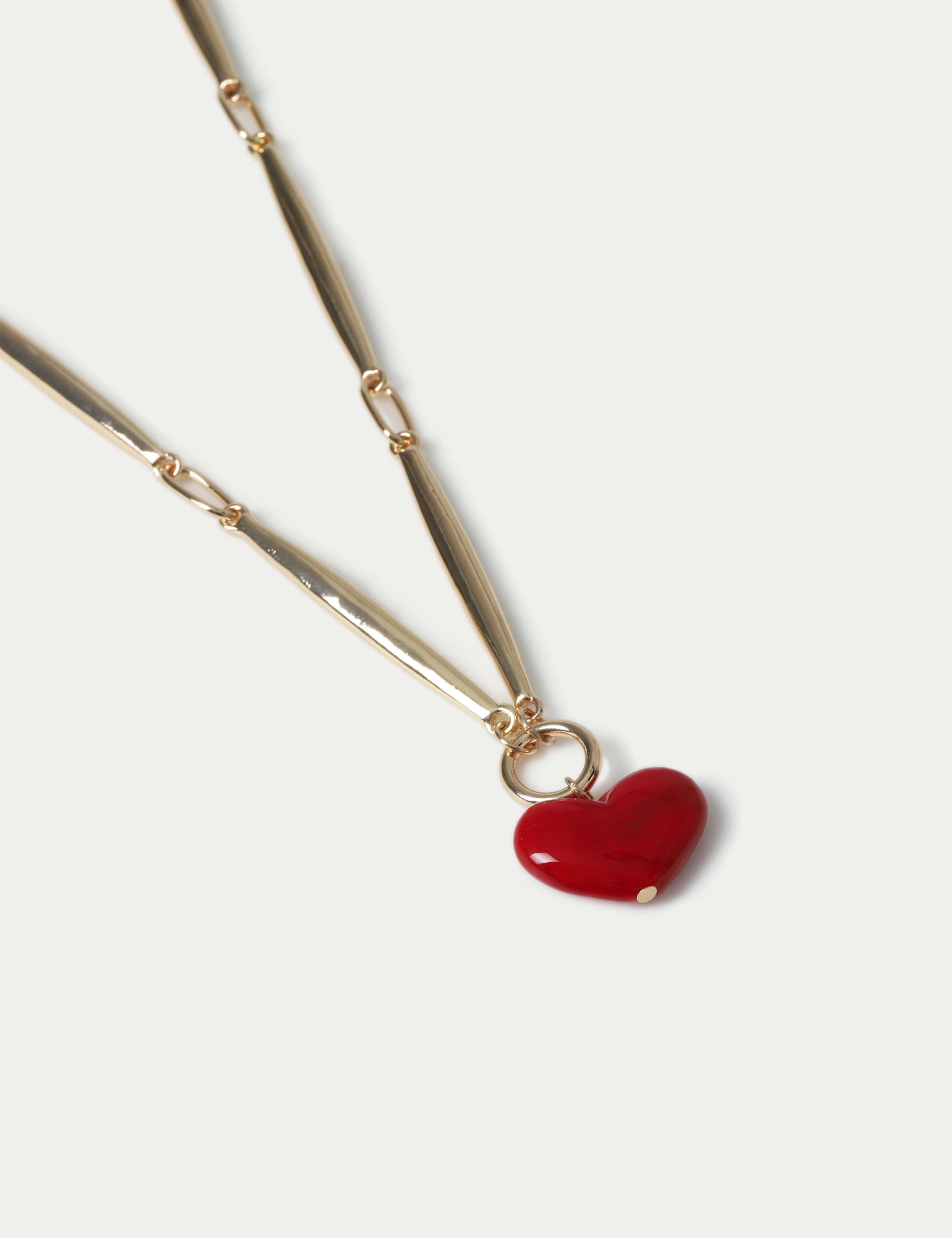 Red Heart Pendant Chain 2 of 2