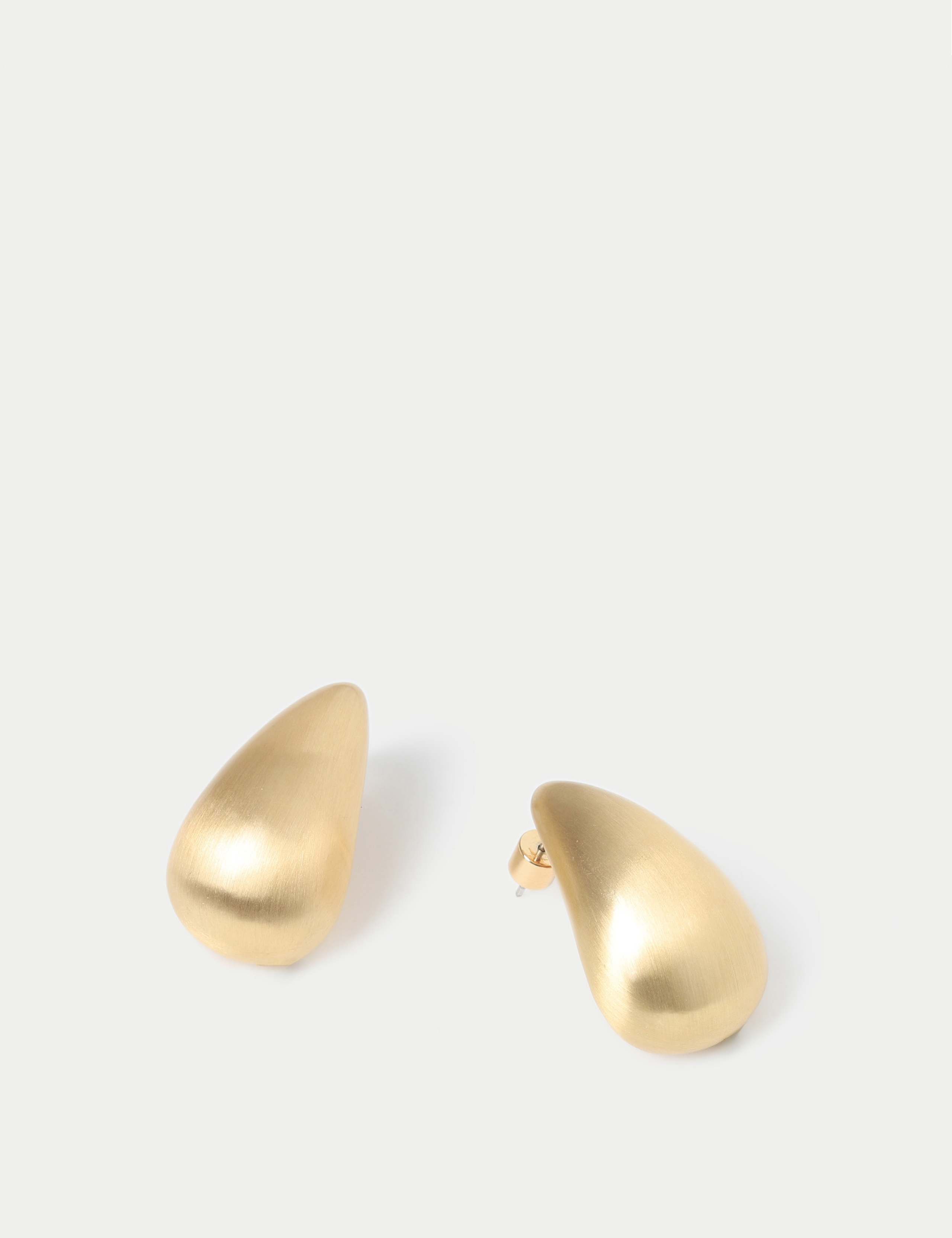Tone Dome Drop Earrings 2 of 2