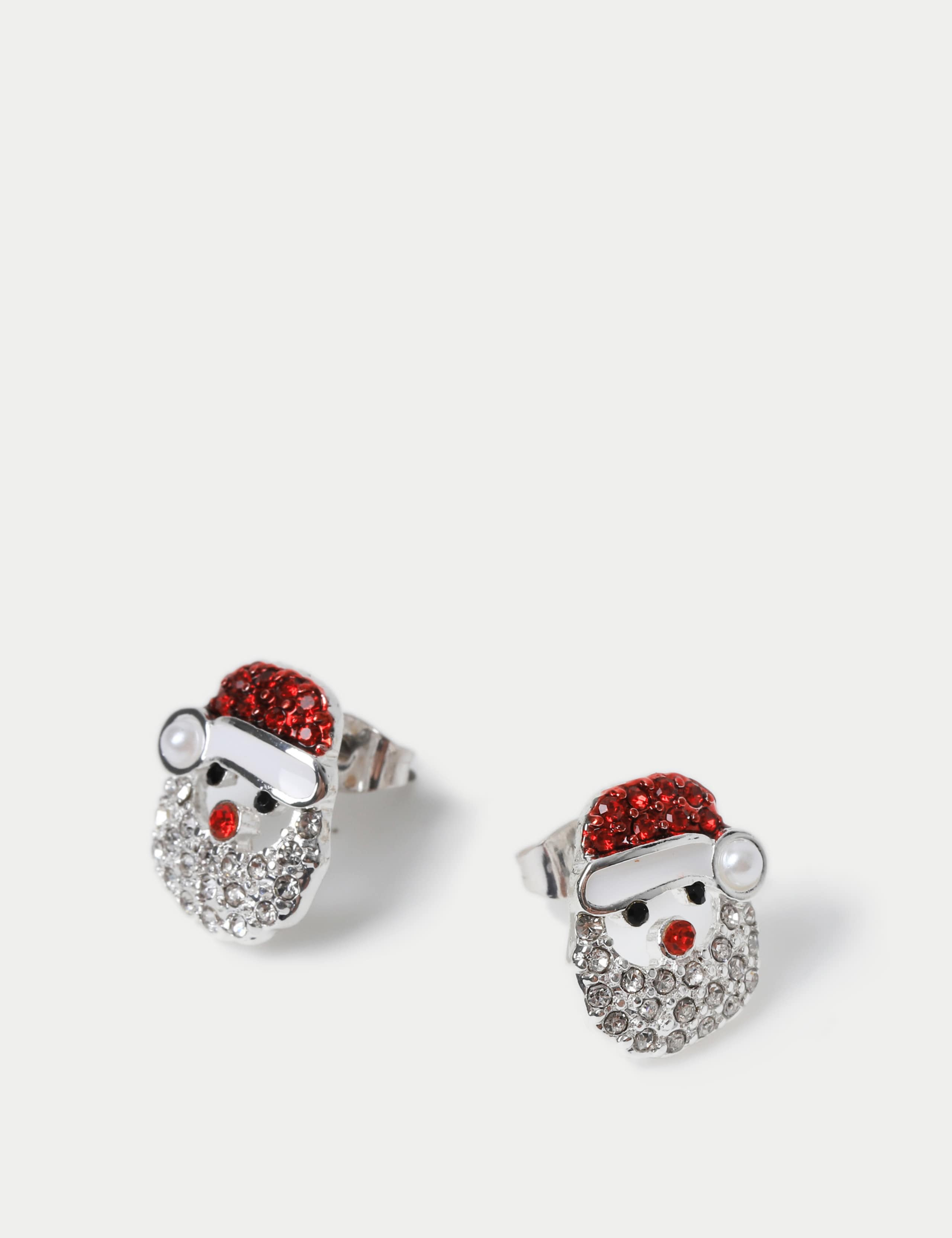 Christmas Santa Stud Earrings 2 of 2