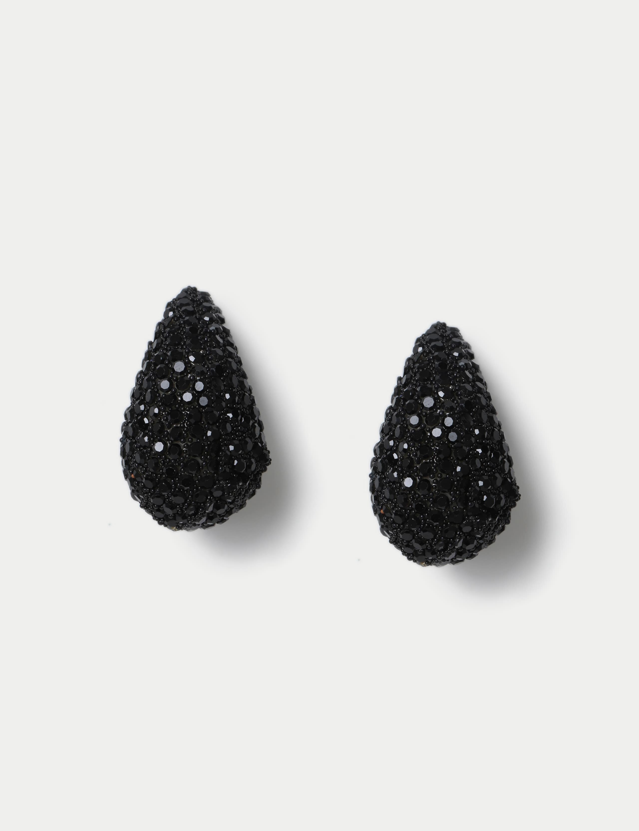 Black Tear Drop Earing 1 of 3