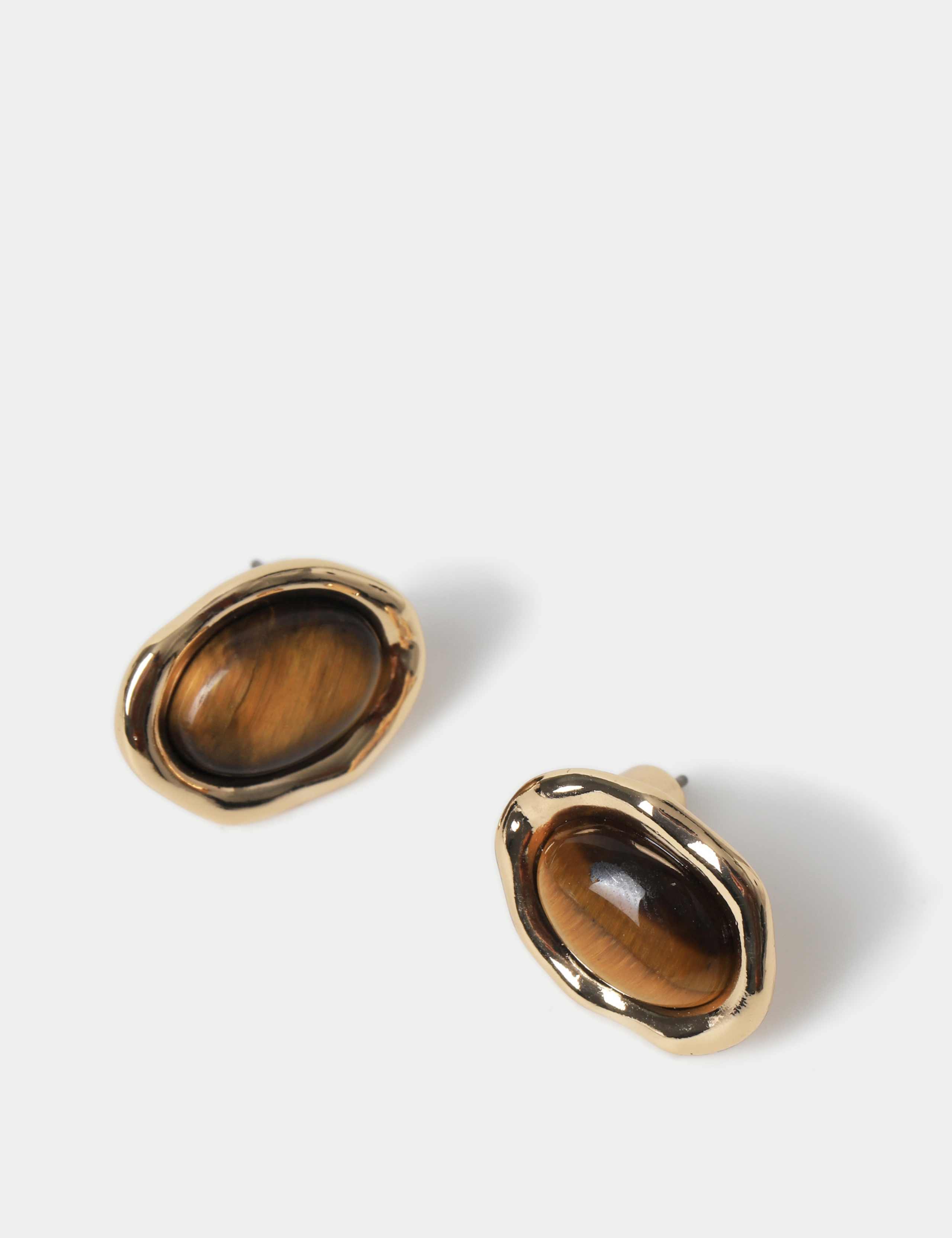 Real Stone Stud Earring 2 of 2