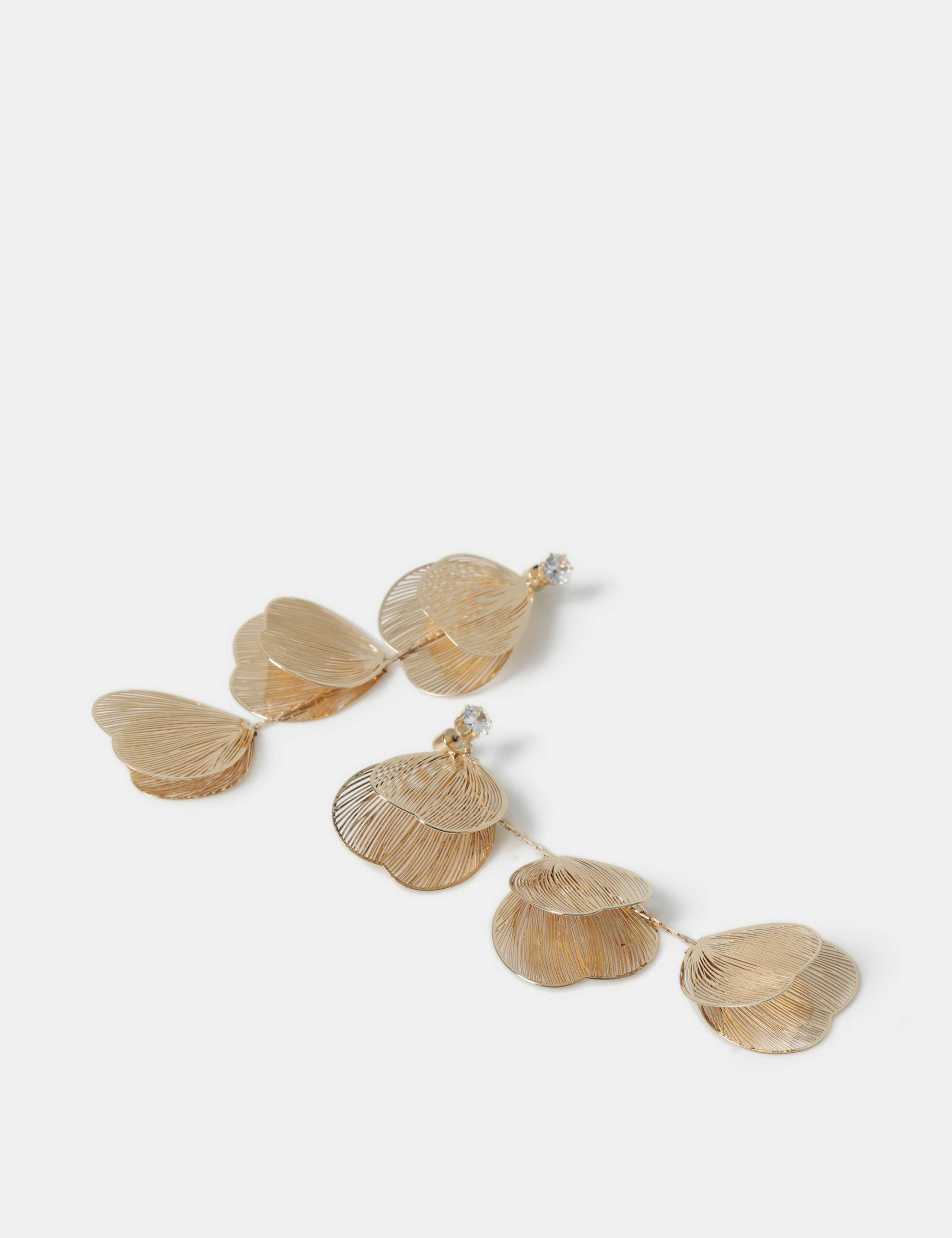 Petal Form Drop Earrings 2 of 2