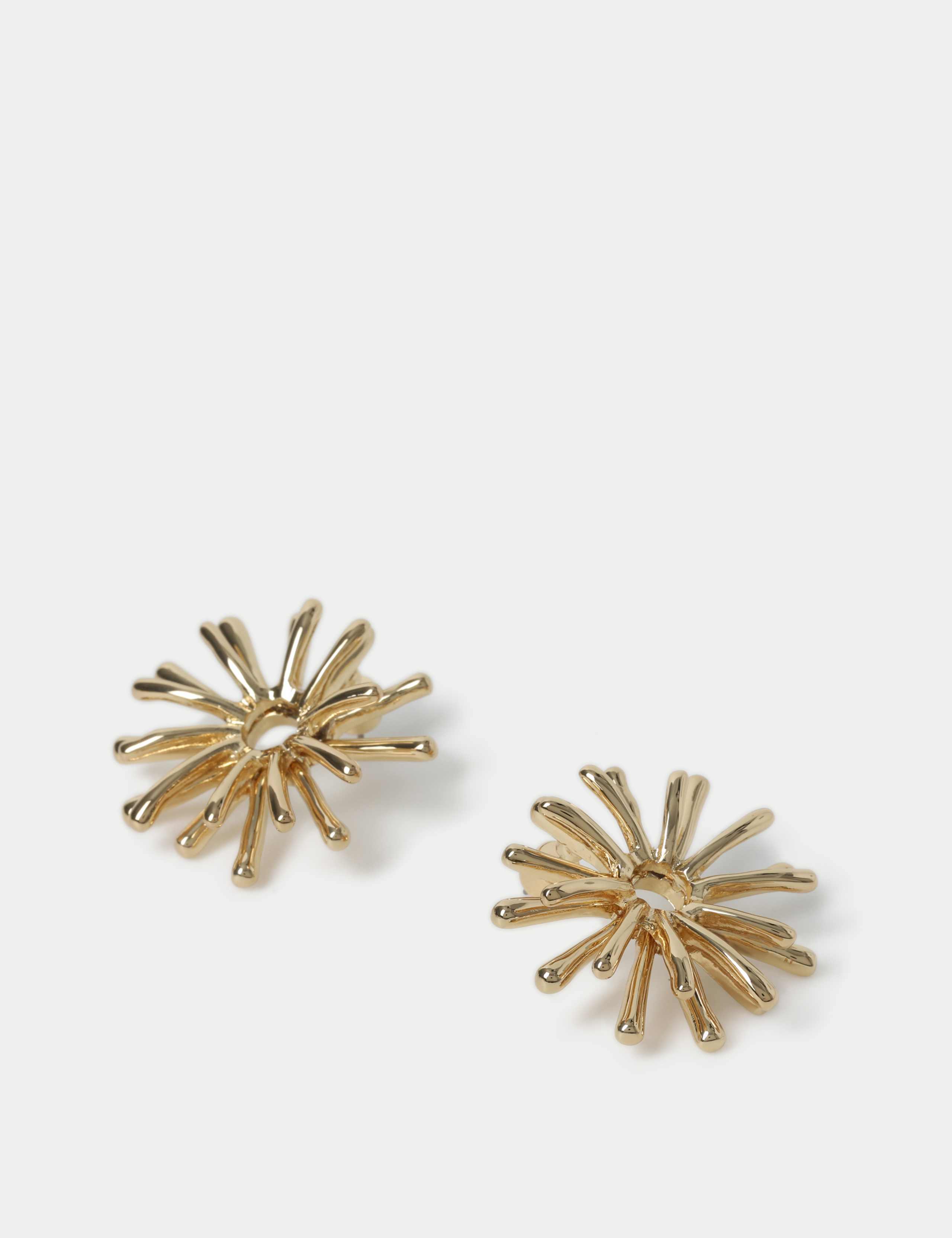 Sun Outline Detail Stud Earrings 2 of 2