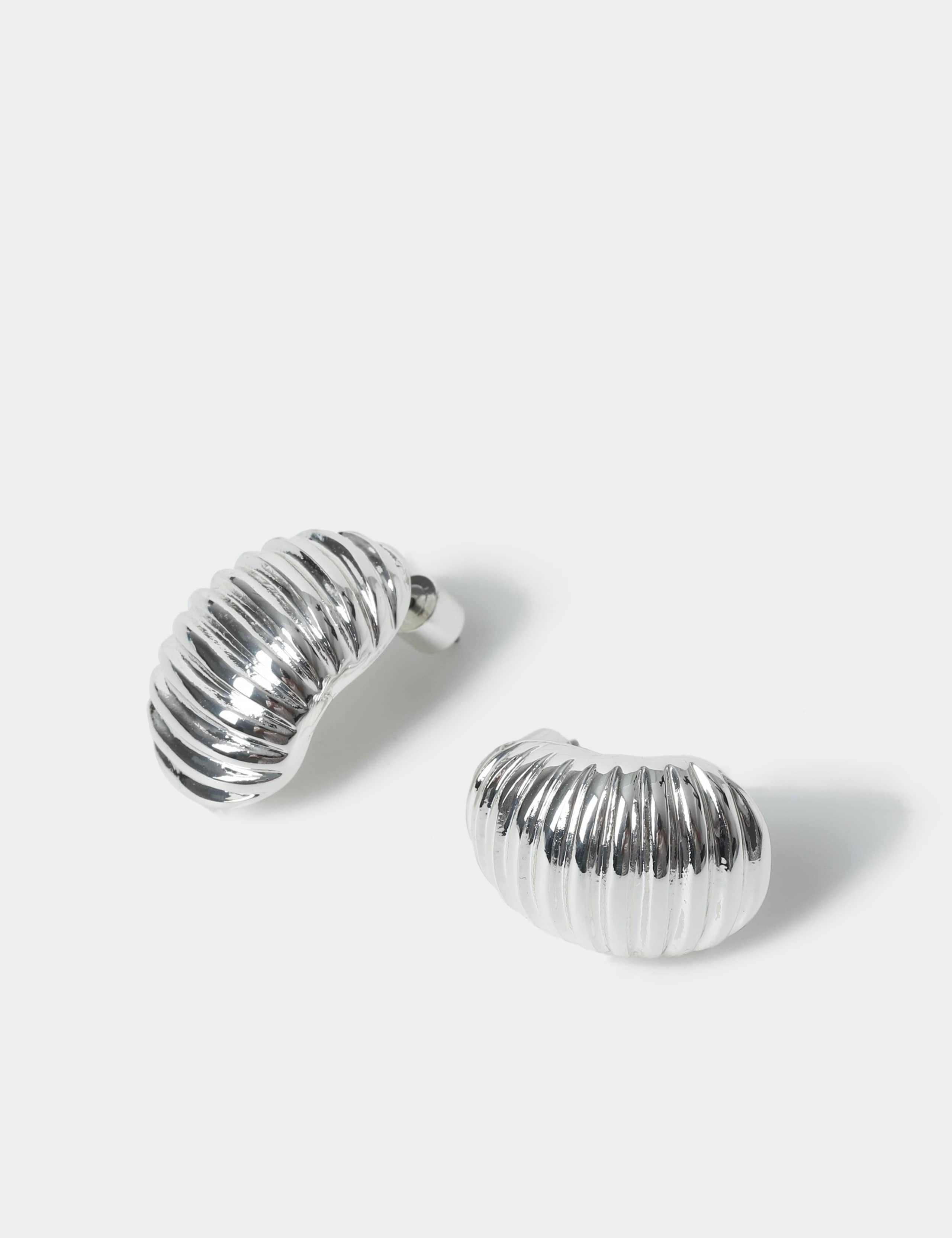 Horizontal Ridge Stud Earrings 2 of 2