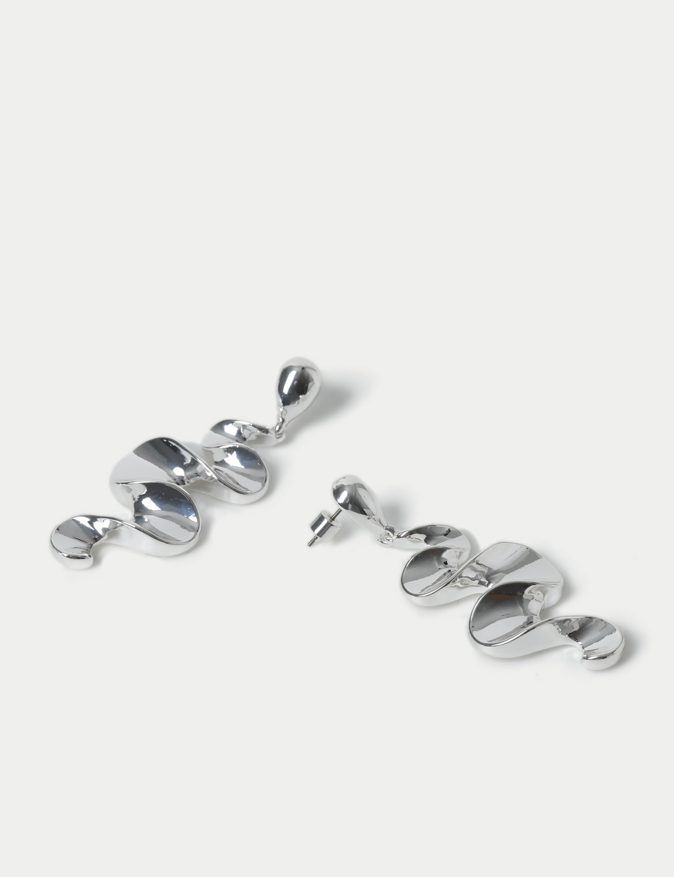 Symmetrical Wiggle Drop Earrings 2 of 2
