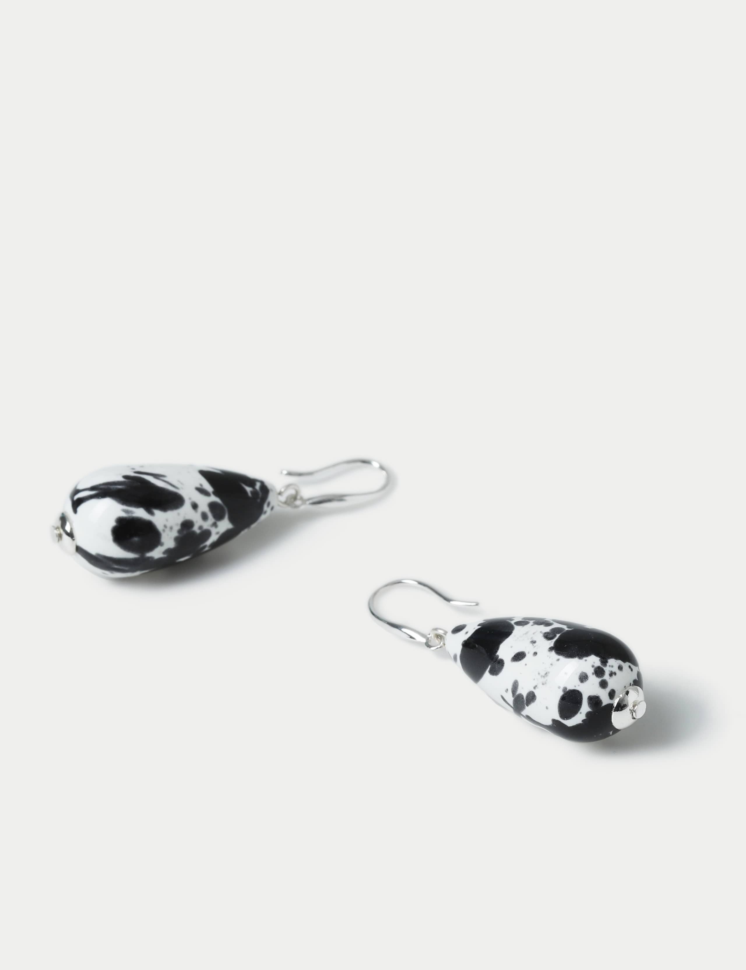 Multi Effect Pebble Ball Drop Earrings 2 of 2