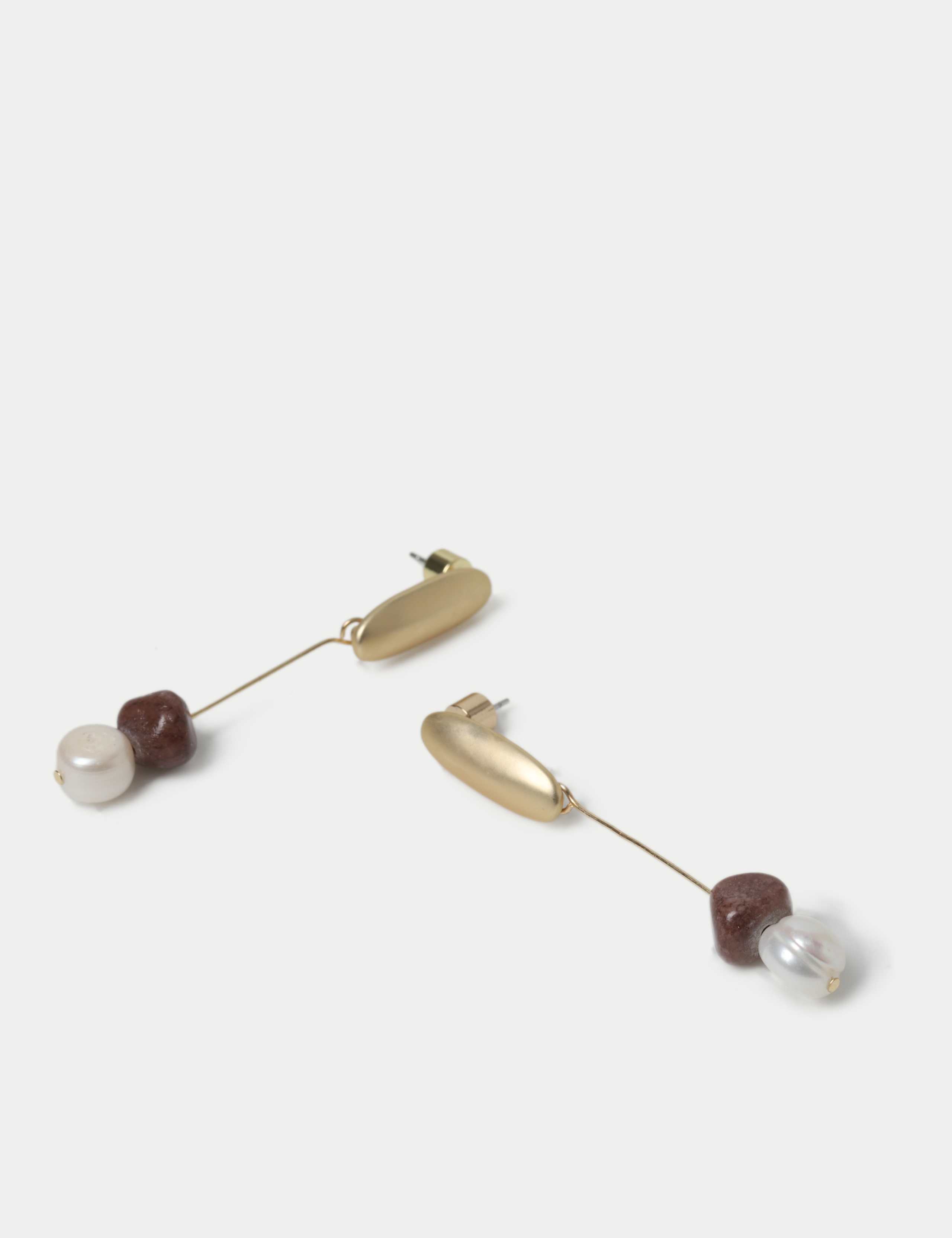 Natural Stone Drop Earrings 2 of 2