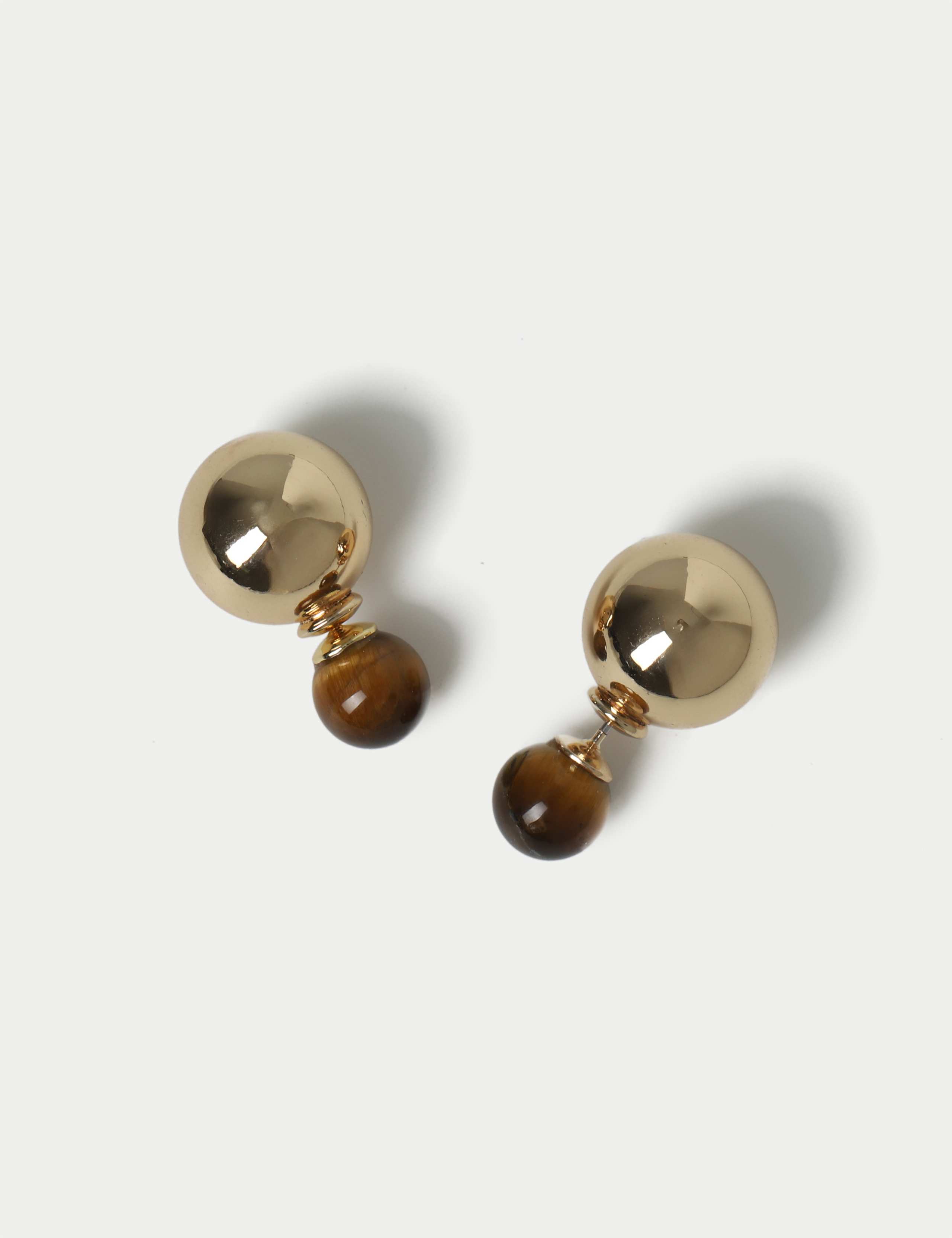 Real Stone Front and Back Earrings 2 of 2