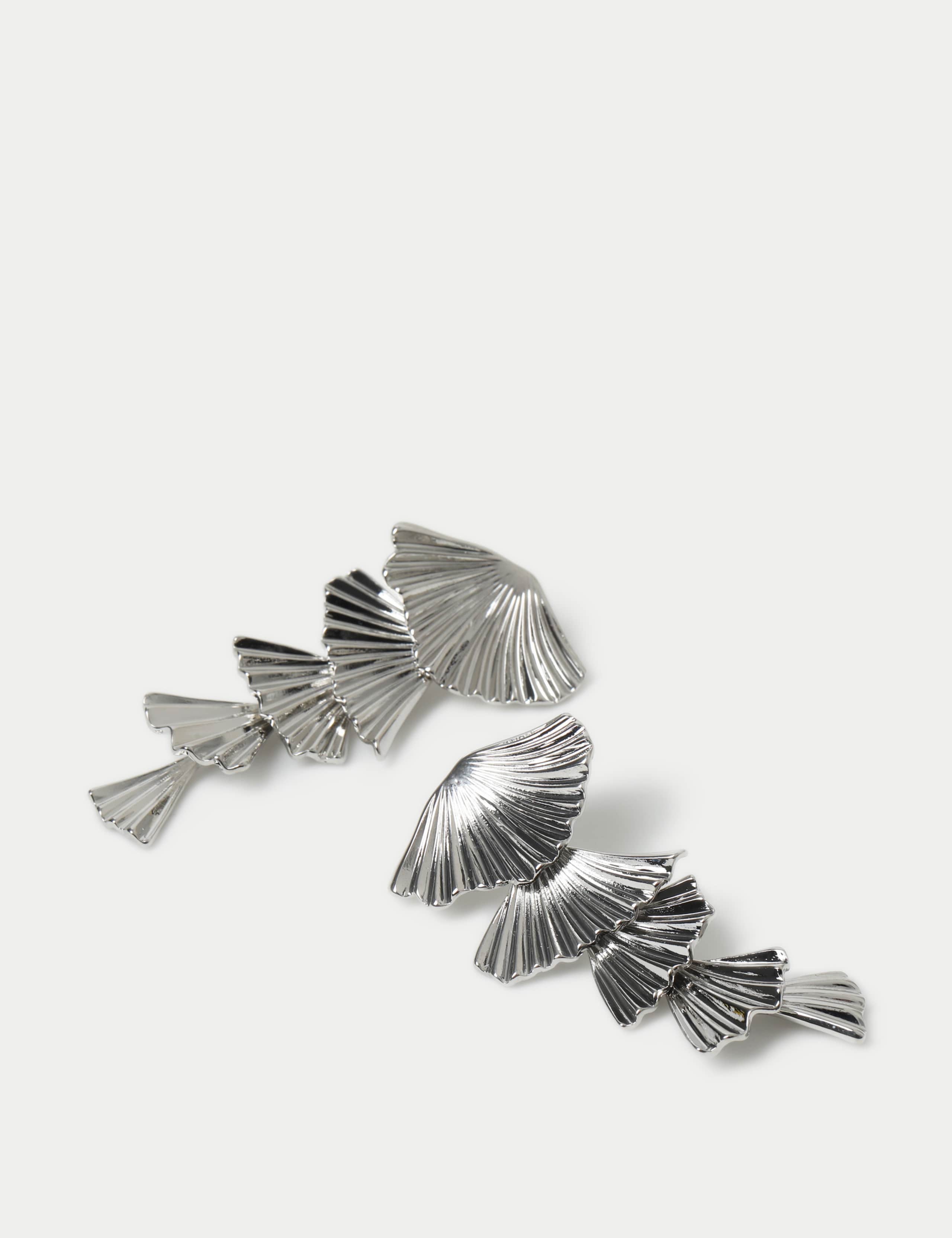 Fan Graduated Drop Earrings 2 of 2