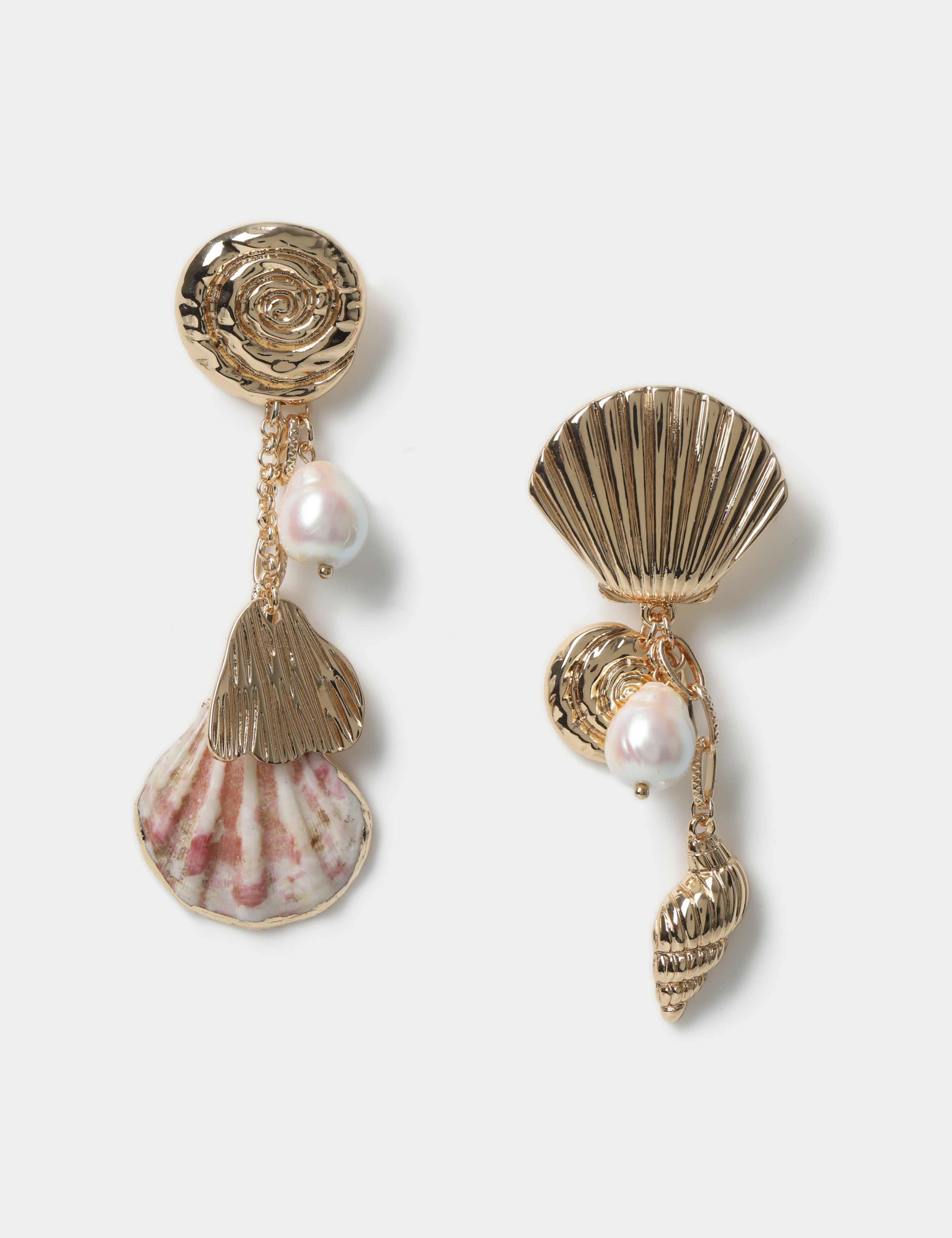 Shell Mismatch Earrings 2 of 4