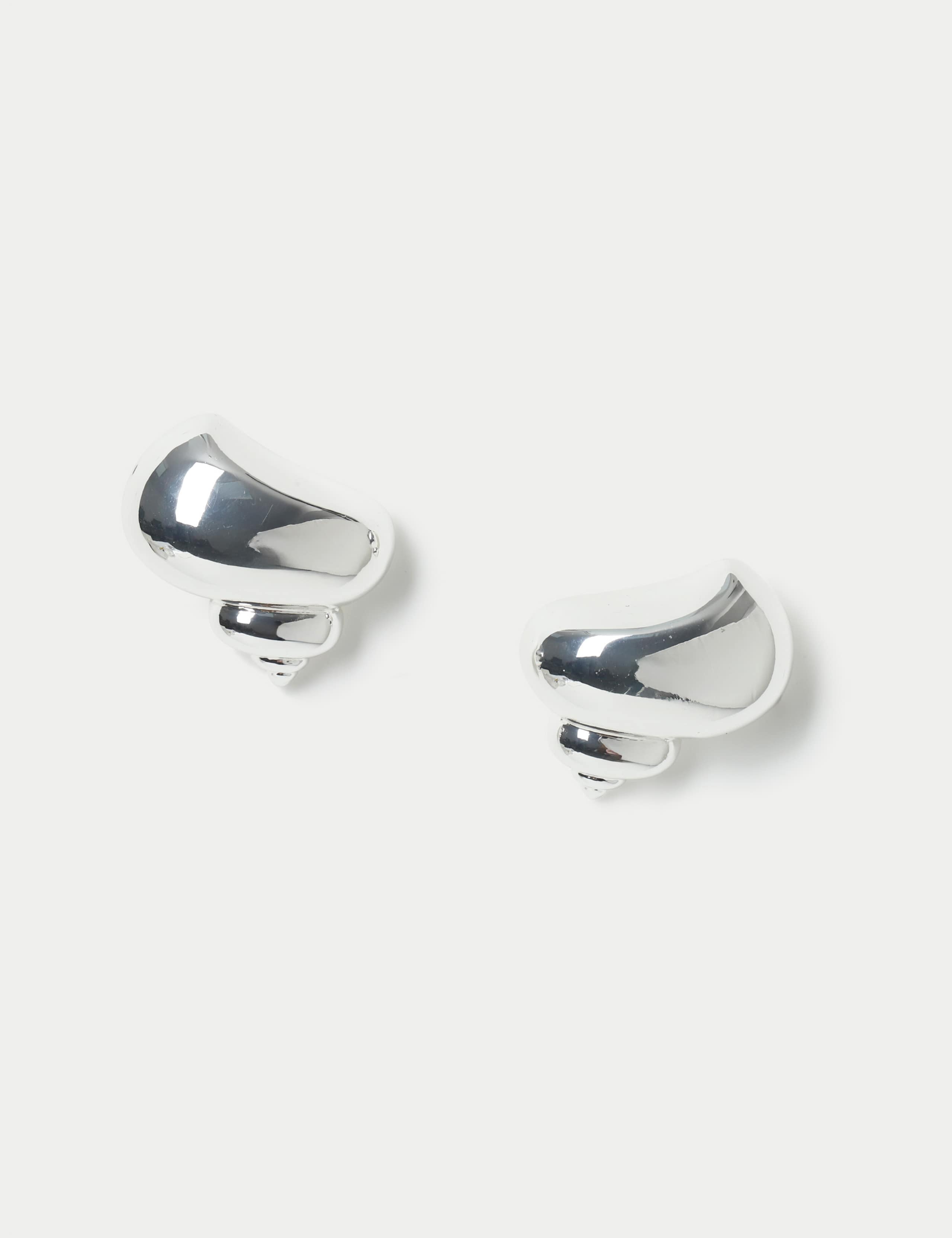 Sphere Shell Stud Earrings 2 of 3