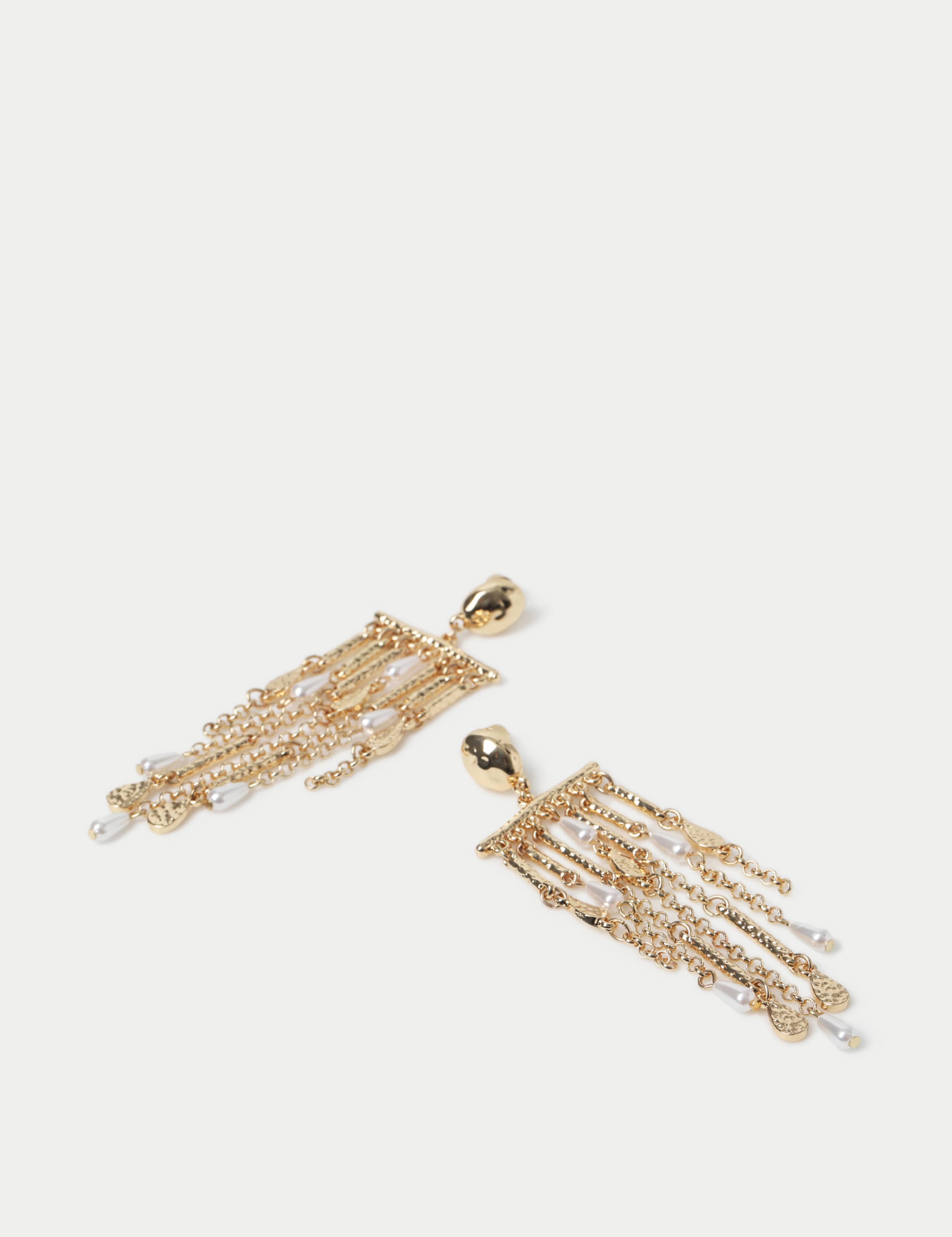 Pearl Tassel Earrings 2 of 2