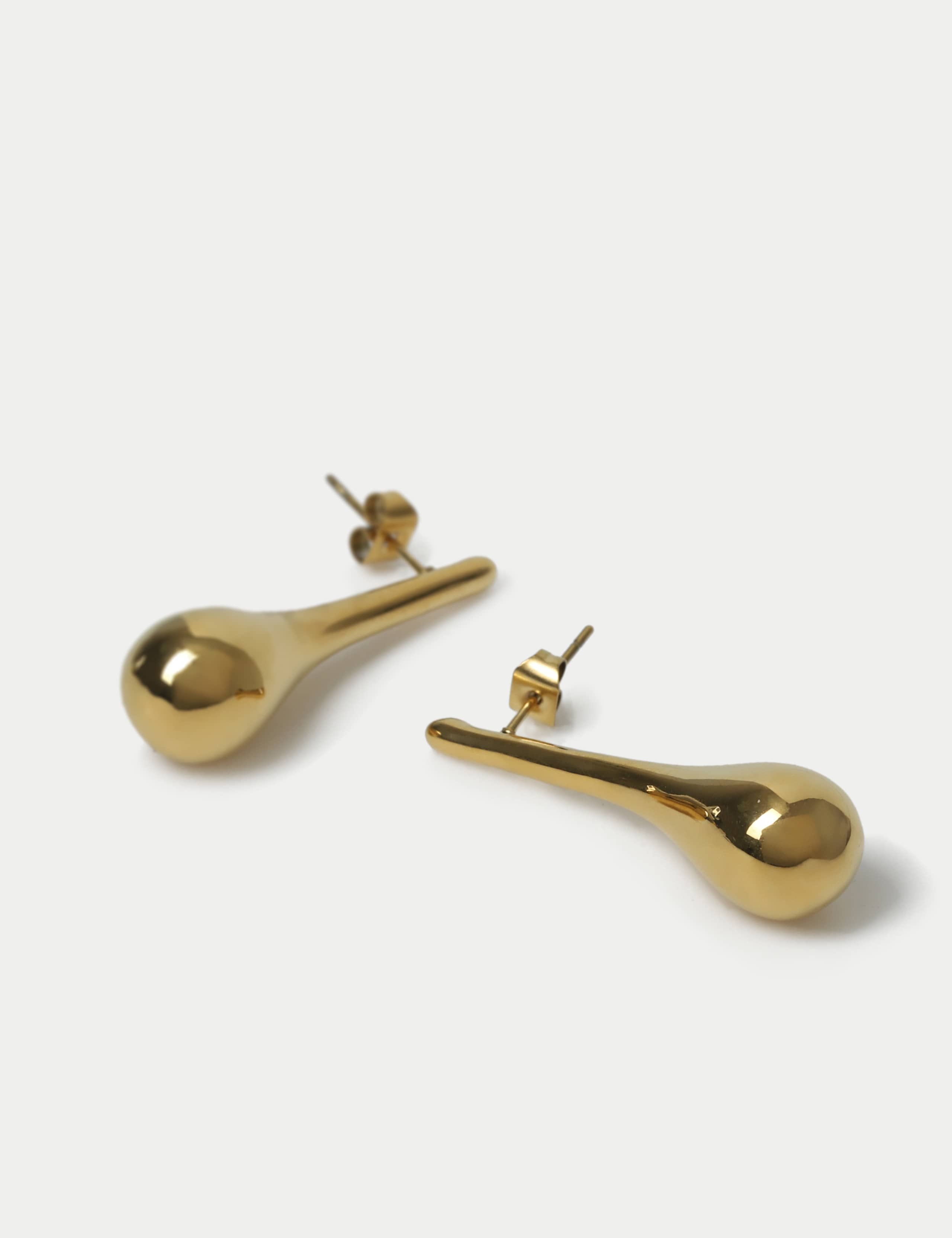 Elongated Tear Drop Earrings 2 of 2