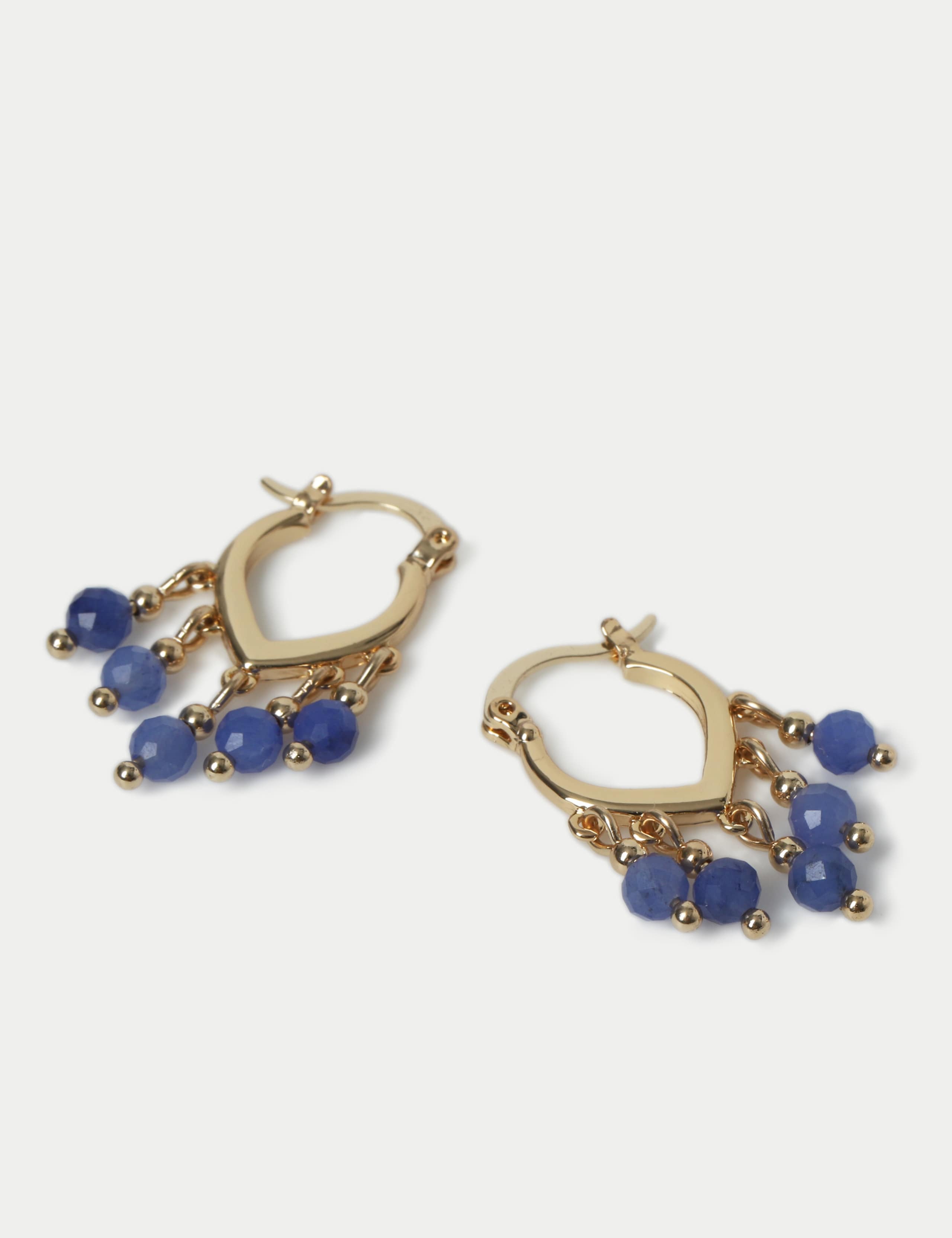 Per Una Blue Lace Agate Semi Precious Tassel Earrings 2 of 2