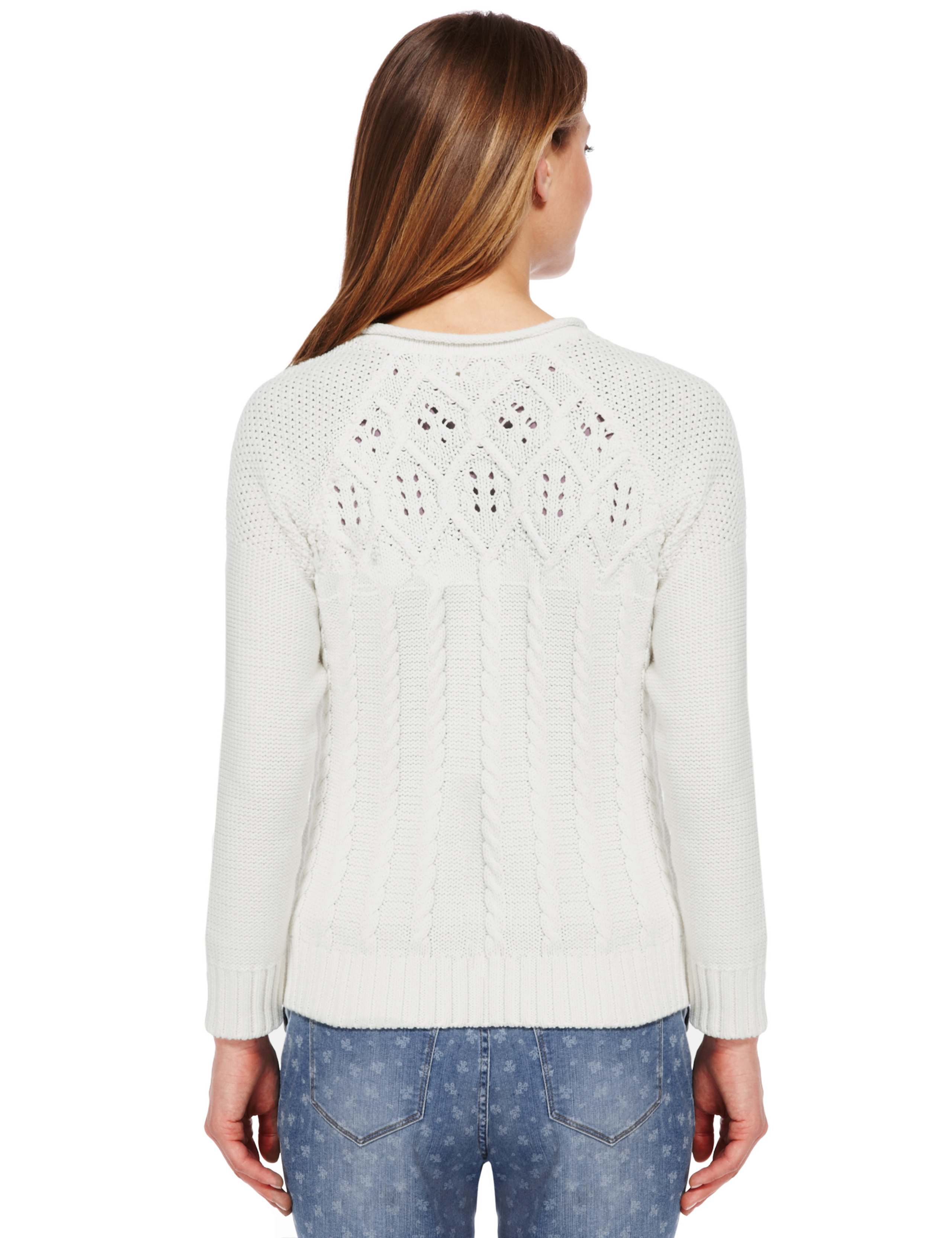 Cable Knit Yoke Jumper 6 of 6