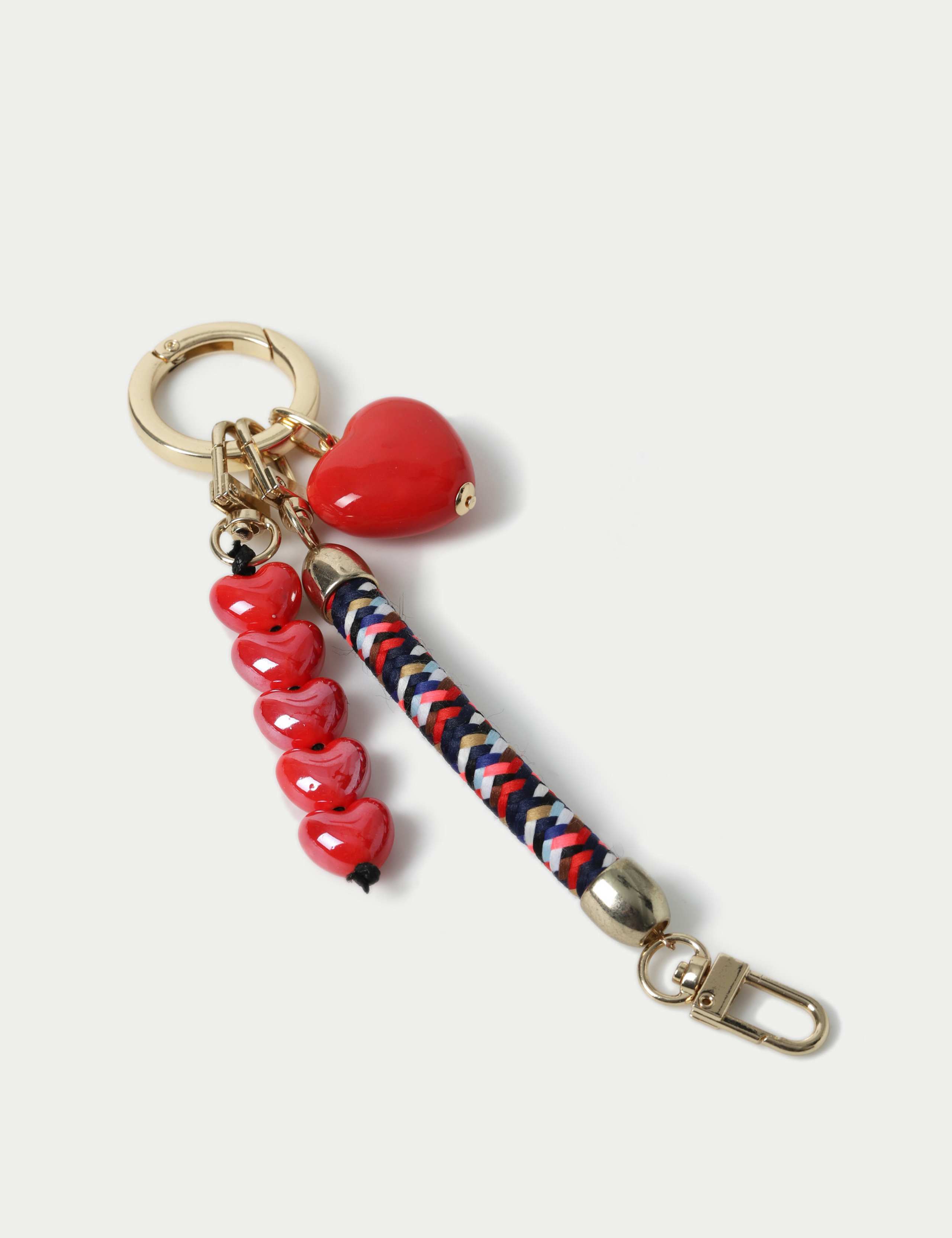 Multi Heart Cord Bag Charm 2 of 2